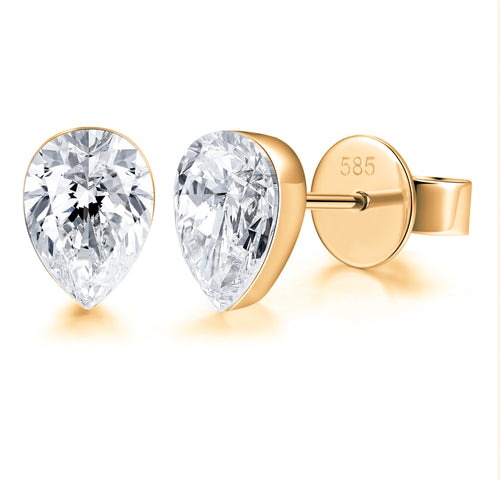 14K Gold 1.04G LGD Earrings