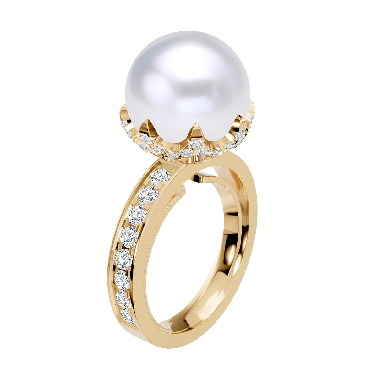 14K Gold 5.31G SOUTH SEA PEARL MOUNTING RING