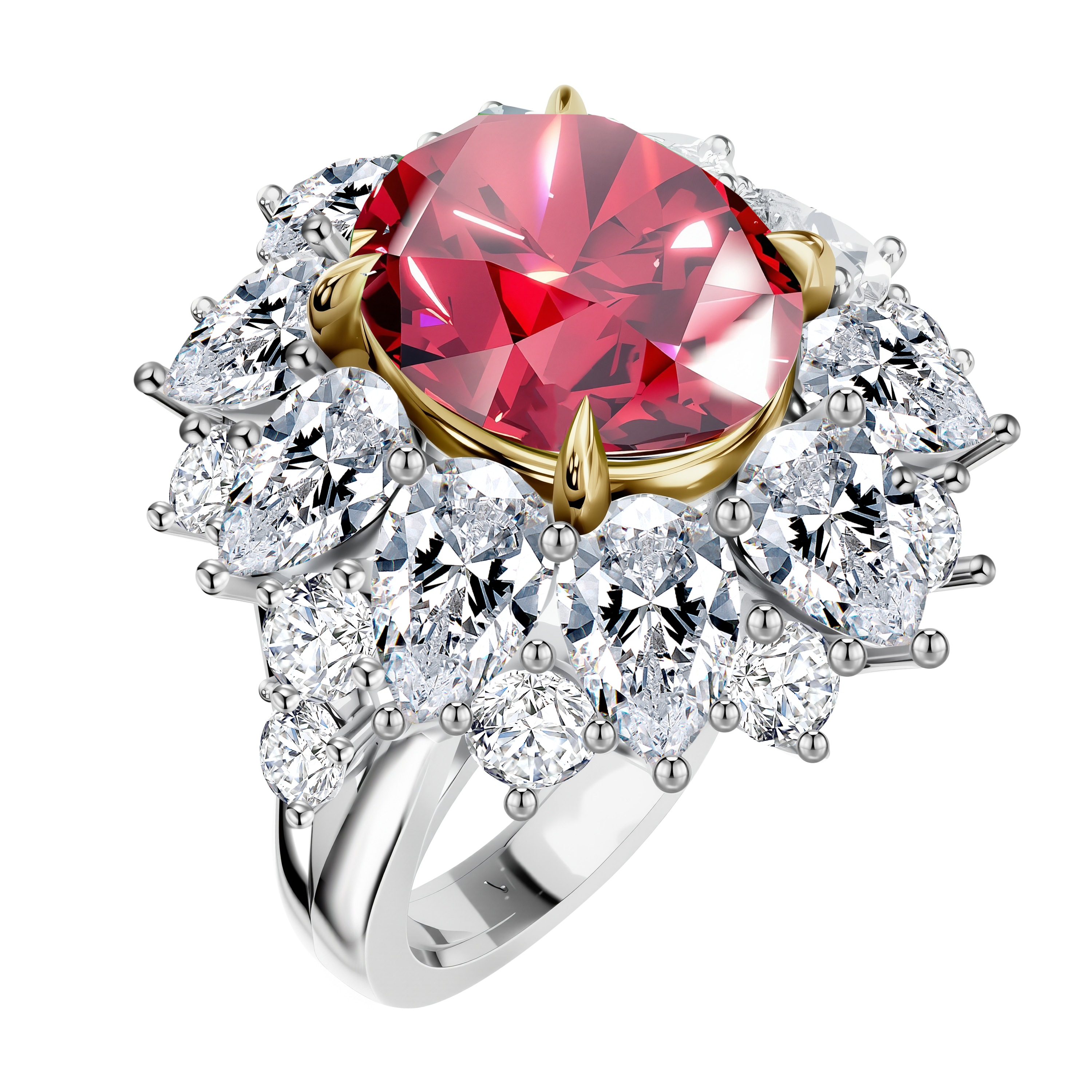 14K Gold 7.02G LGD Mounting Ring - Oval
