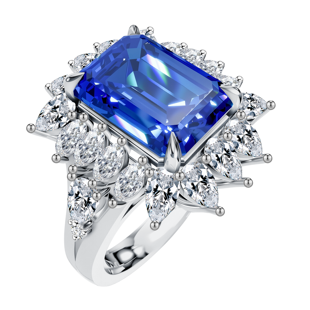 14KT LGD Mounting Ring - Emerald
