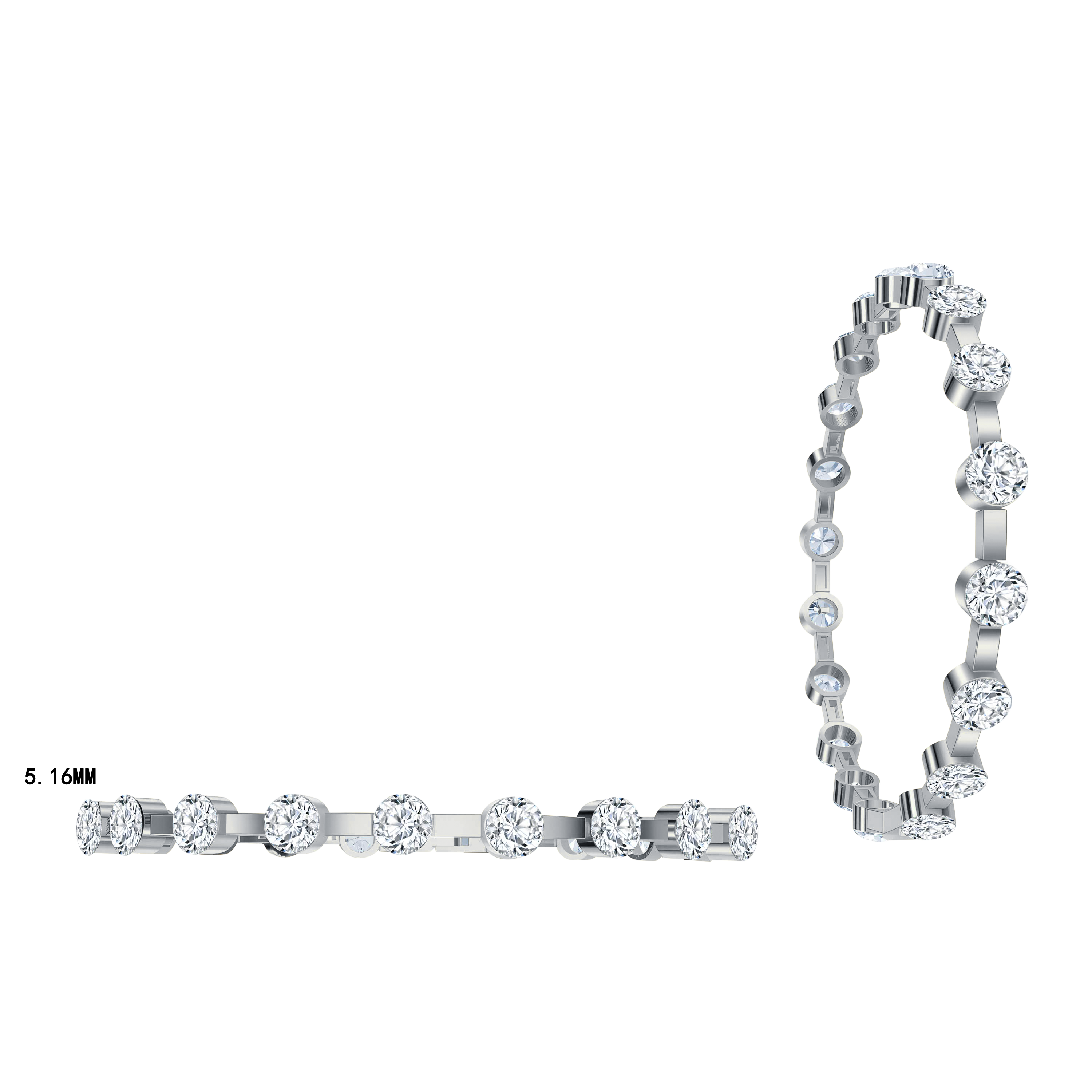 14K Gold 8.28G LGD Bracelet