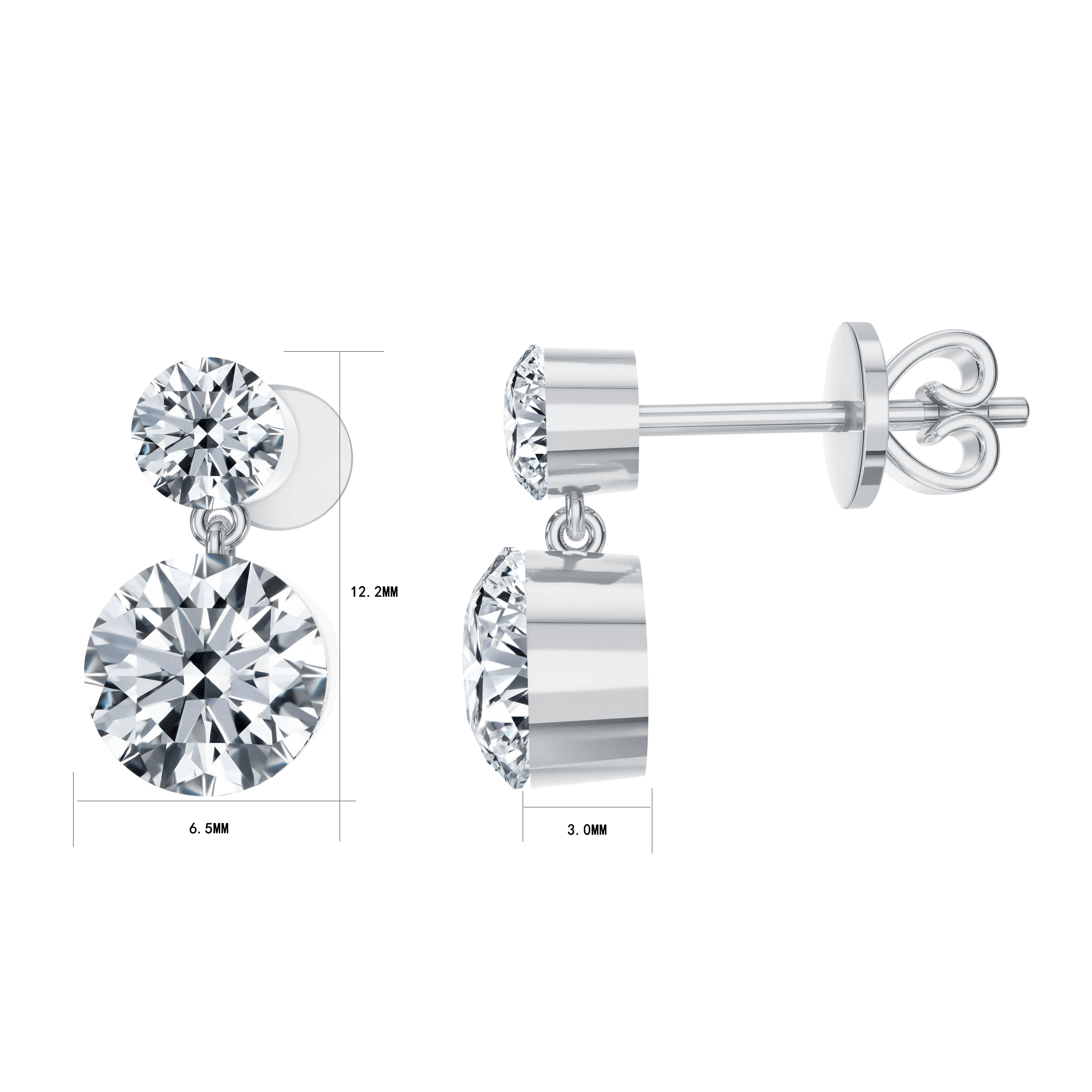 14K Gold 2.12G LGD Earrings