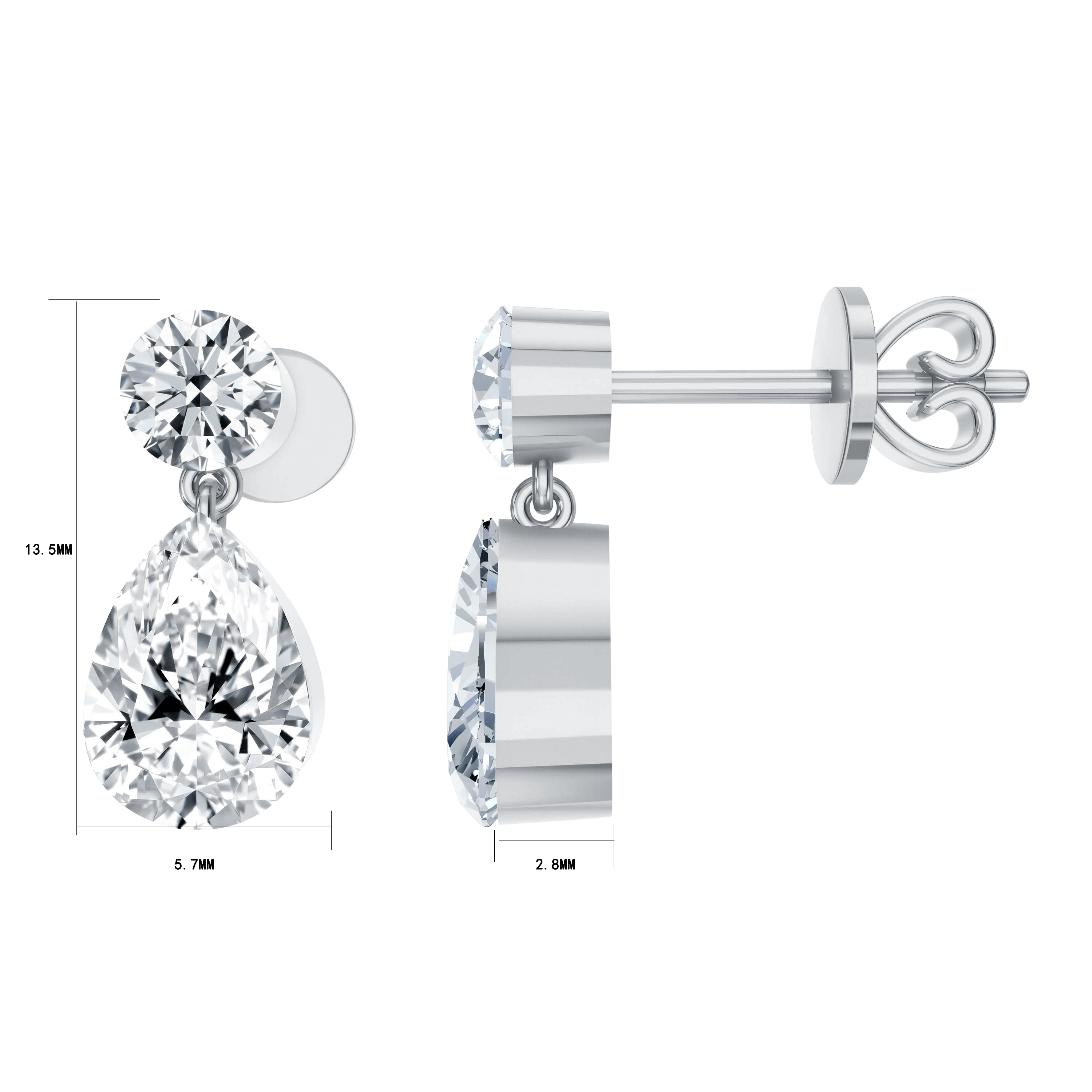 14K Gold 1.73G LGD Earrings