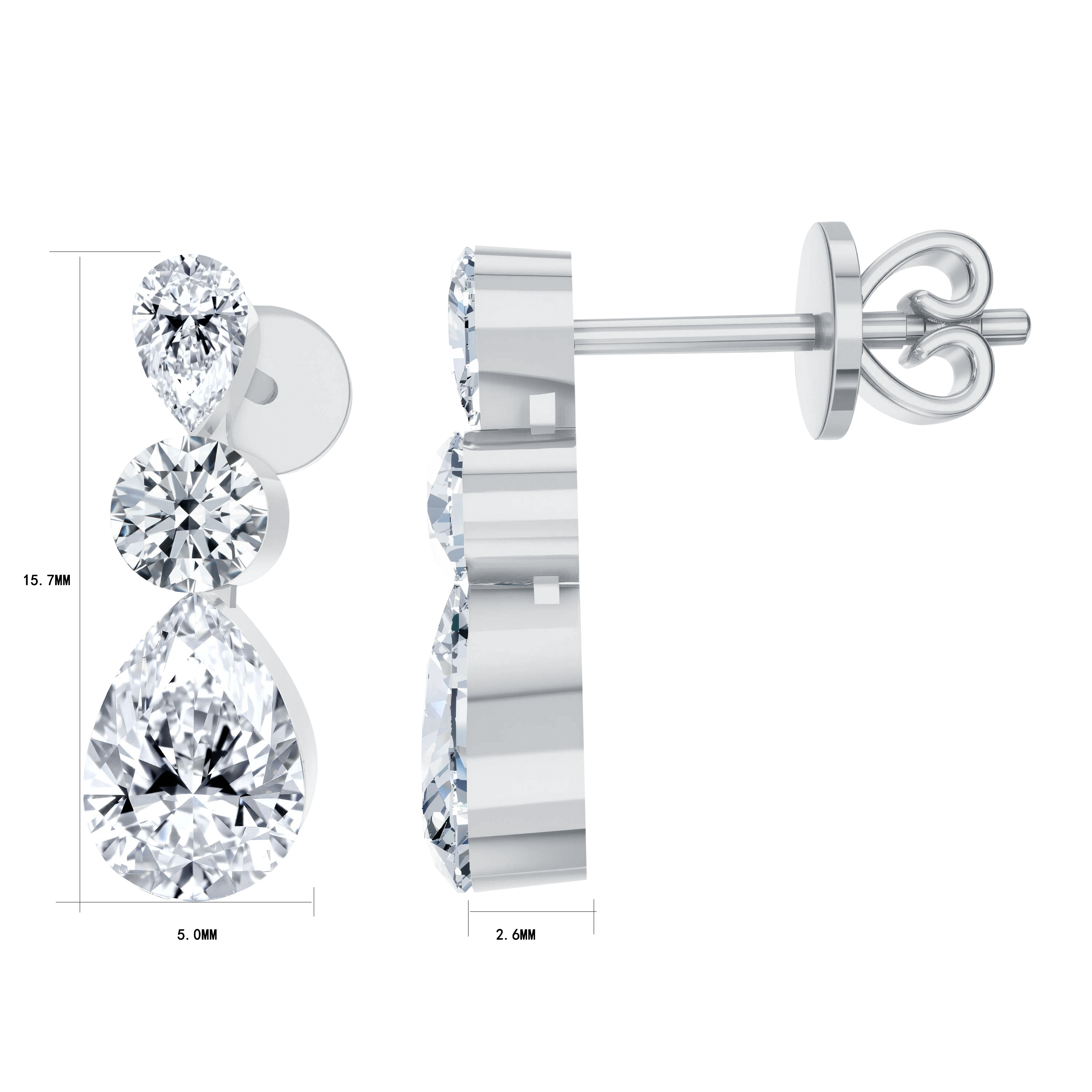 14K Gold 1.86G LGD Earrings