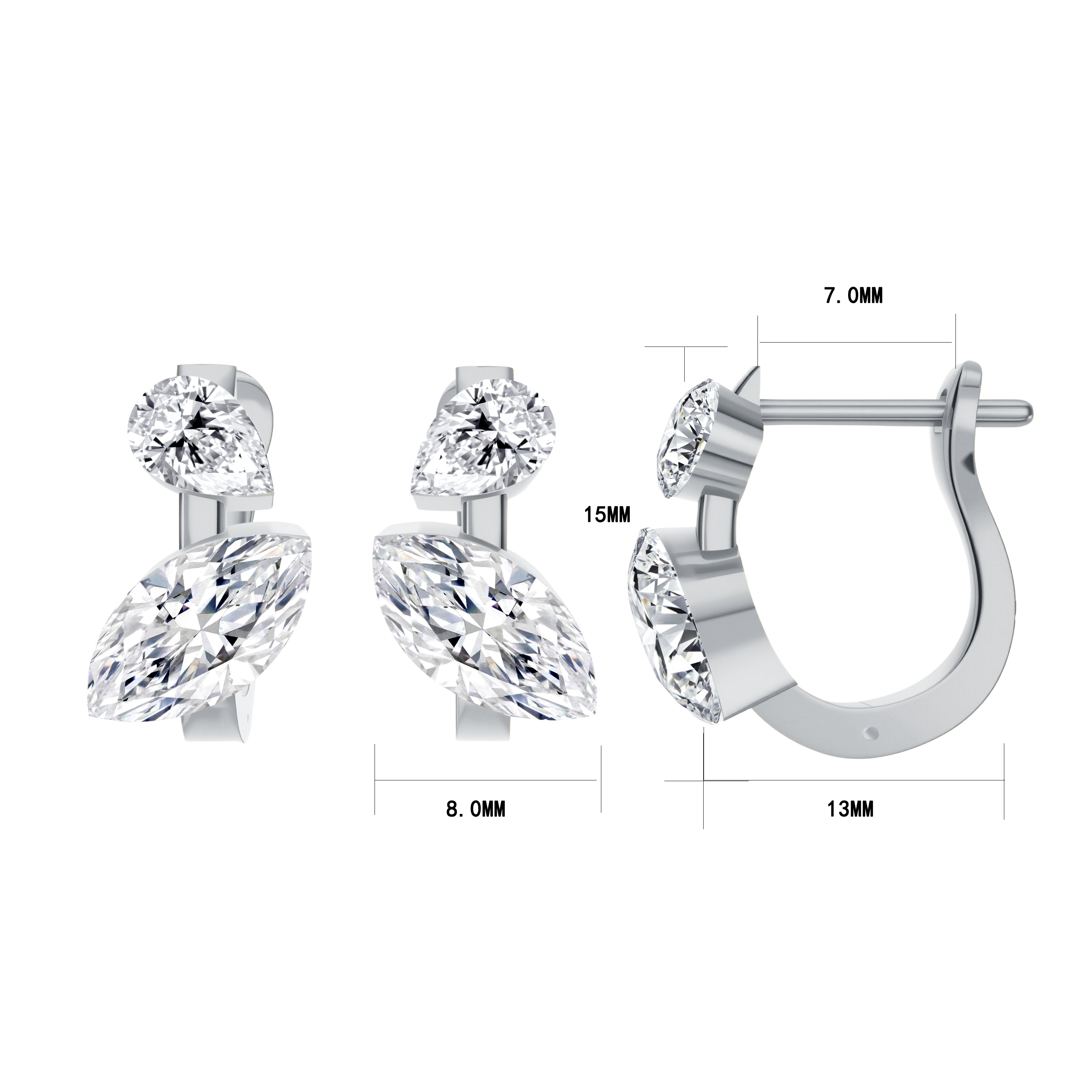 14K Gold 2.97G LGD Earrings