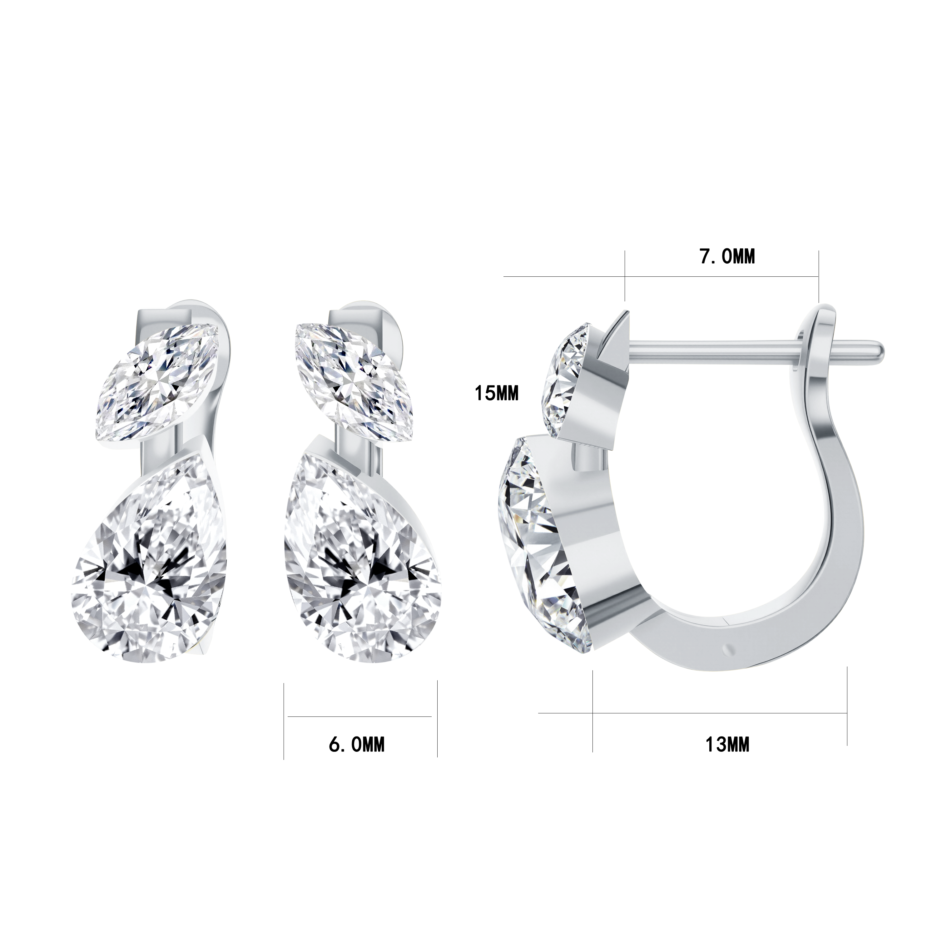 14K Gold 2.88G LGD Earrings