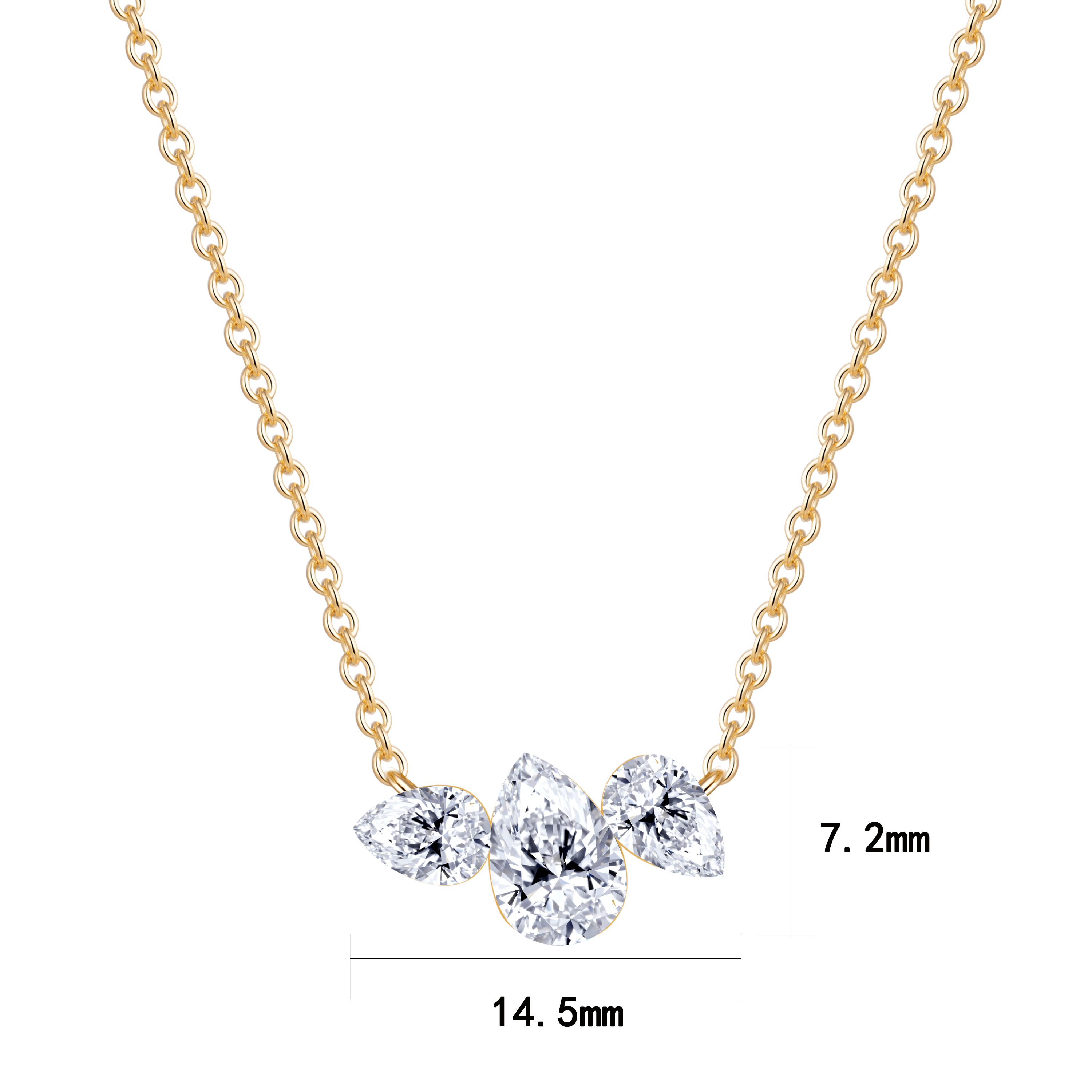 14K Gold 2.68G LDG Necklace