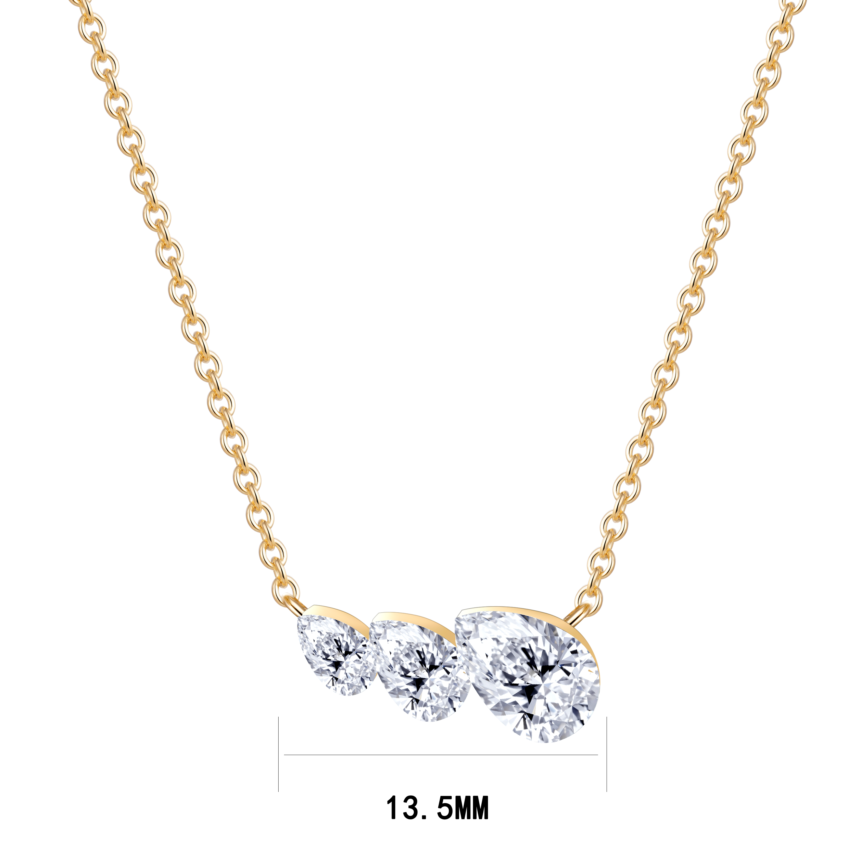 14K Gold 2.52G LGD Necklace