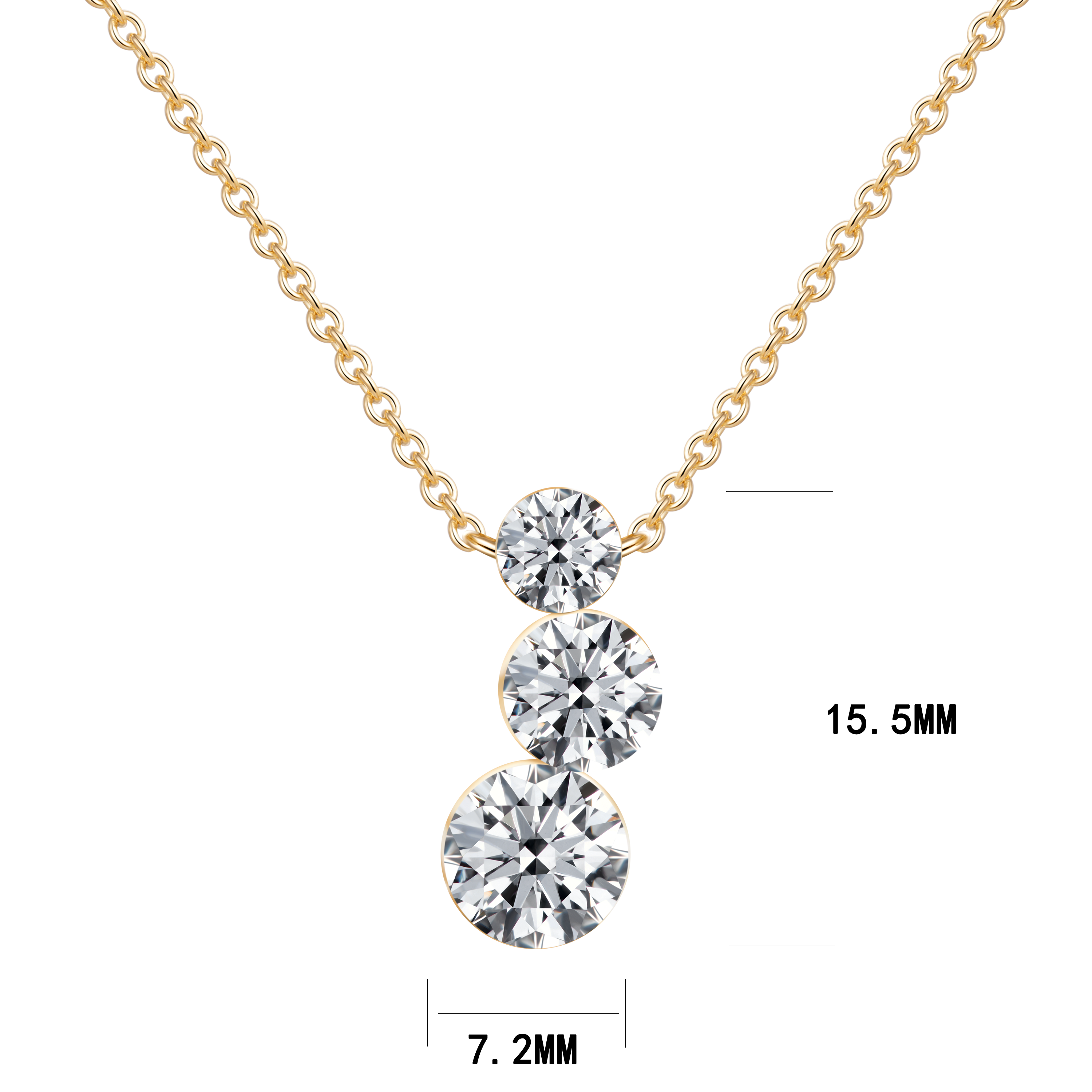 14K Gold 2.66G LGD Necklace