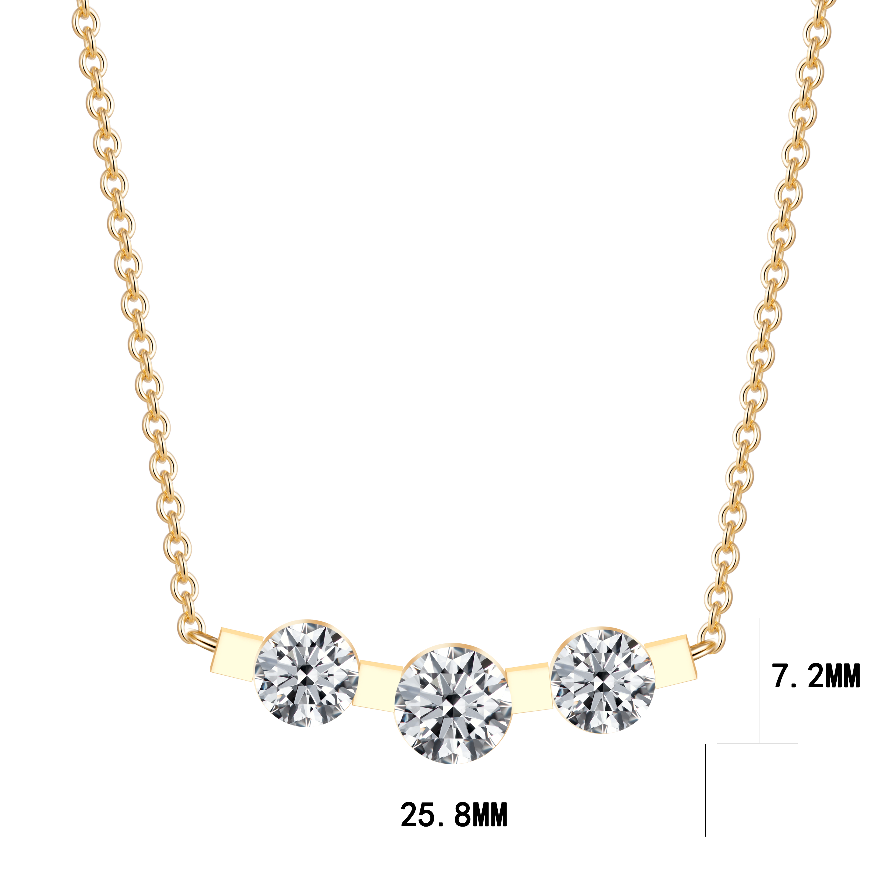 14K Gold 3.20G LGD Necklace