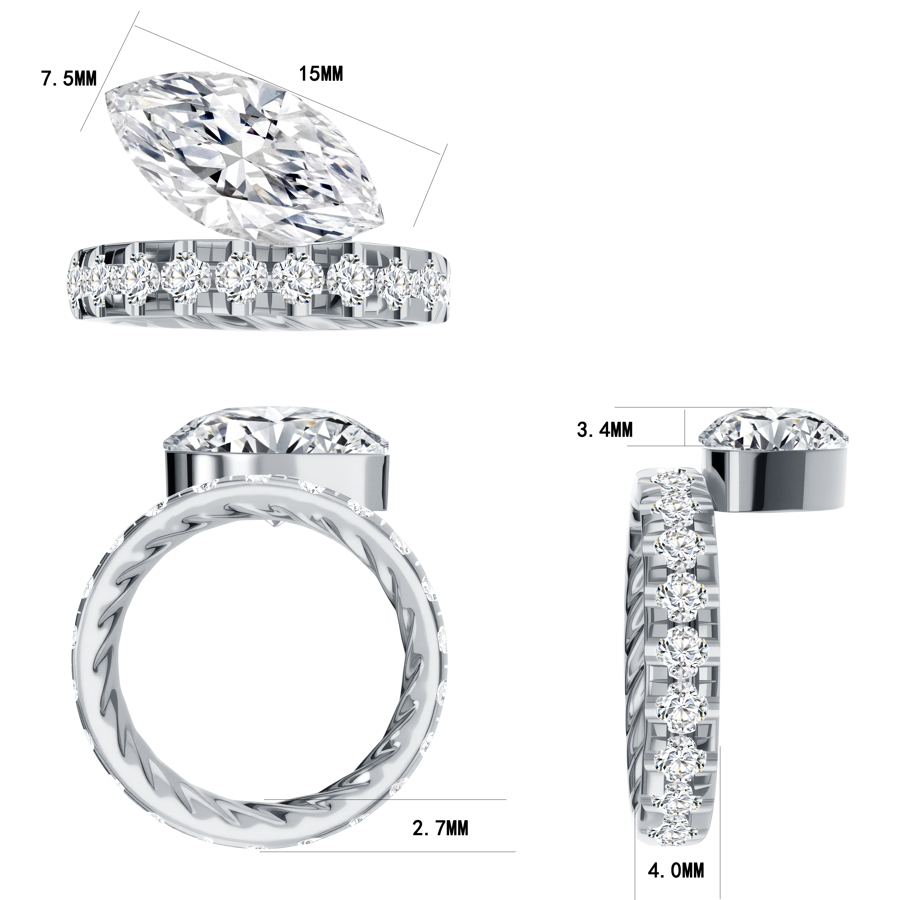 14K Gold 4.95G LGD Ring