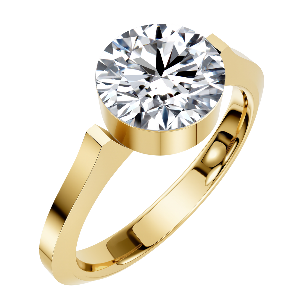 Air No.1 14KW Gold with Lab Diamond Ring