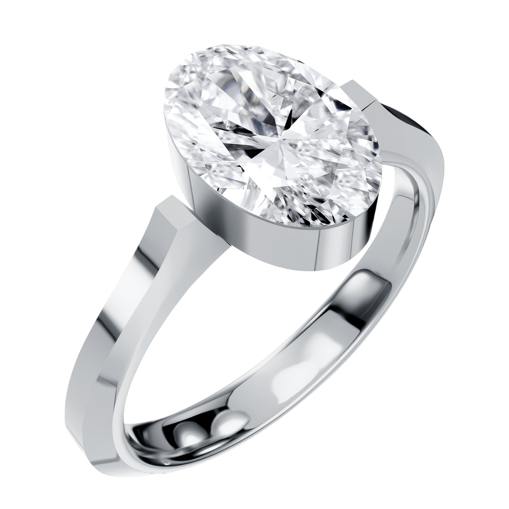 Air No.2 14KY Gold with Lab Diamond Ring