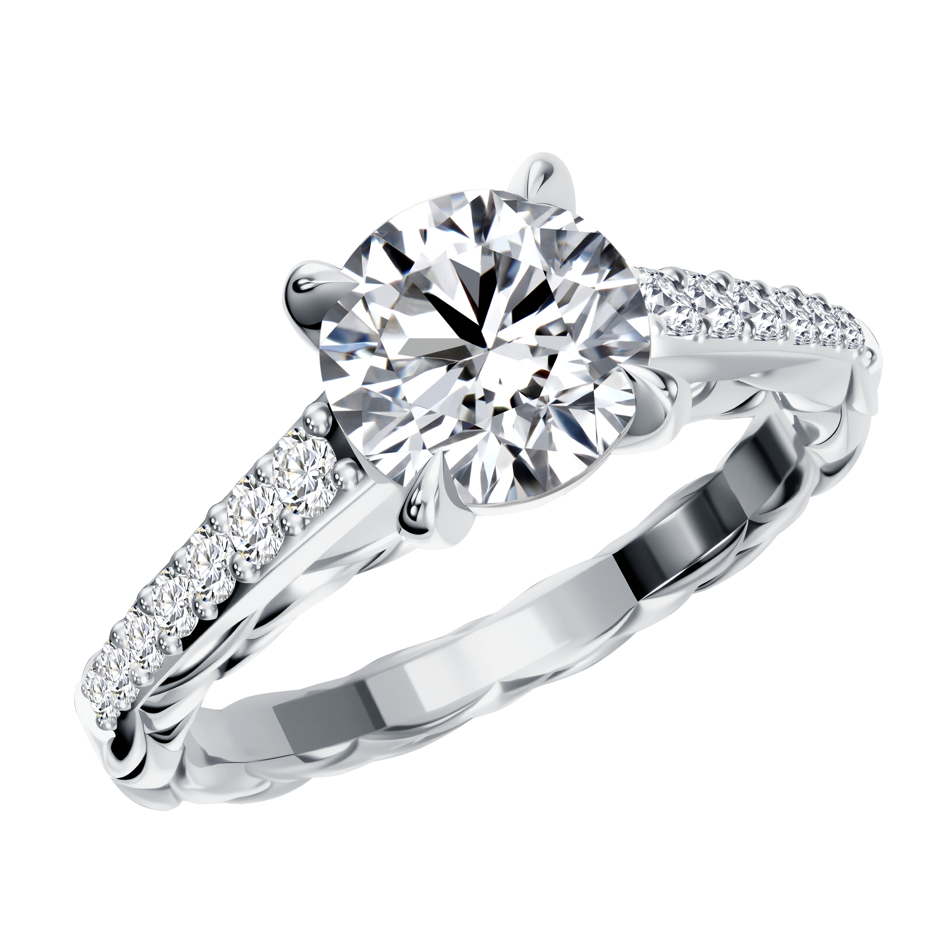 14K Gold 3.42G  LGD  Mounting  Ring