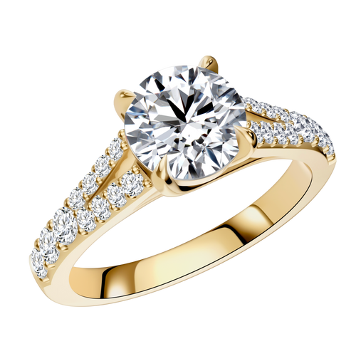 14K Gold LGD Mounting Ring 2.79G