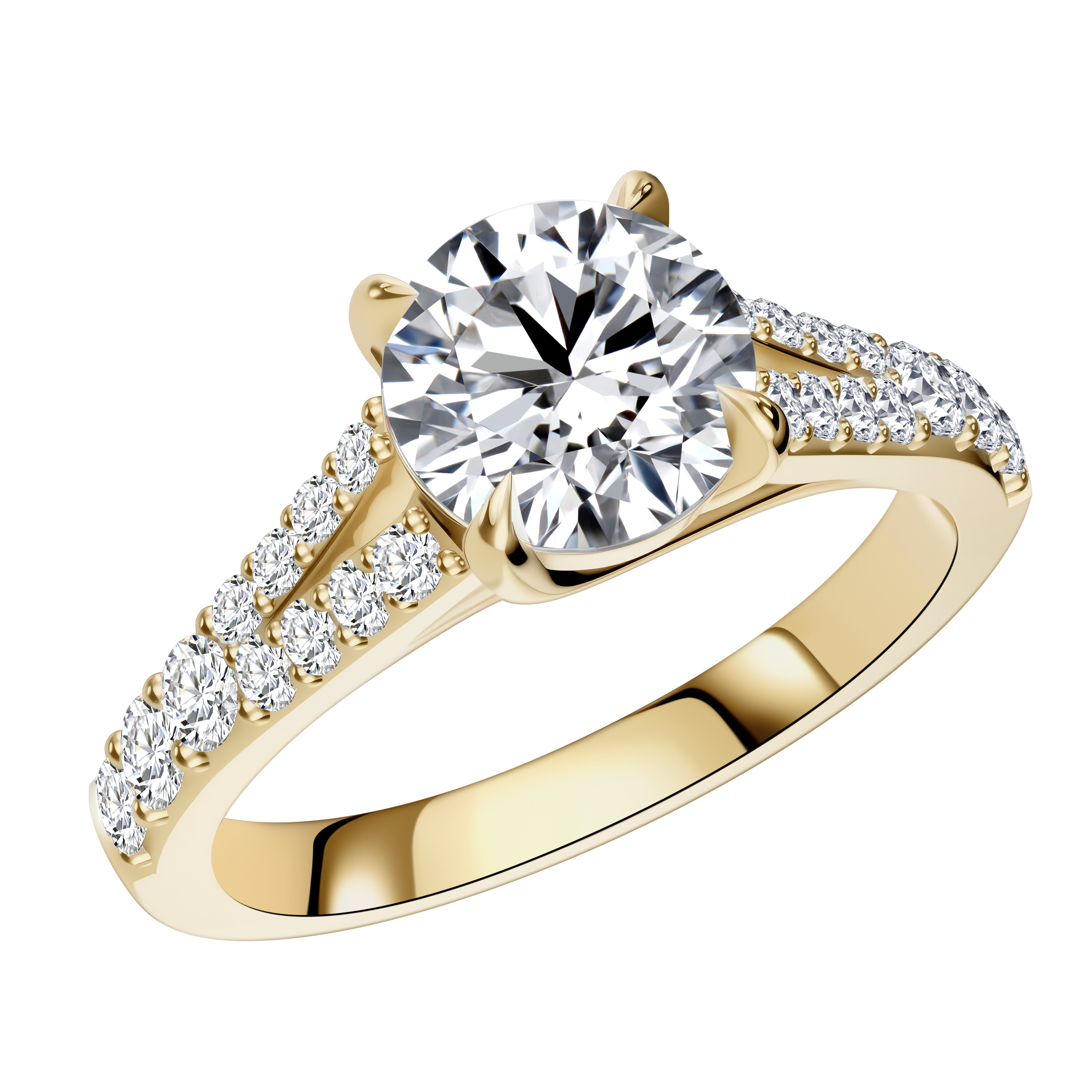 14K Gold 2.79G LGD  Mounting  Ring