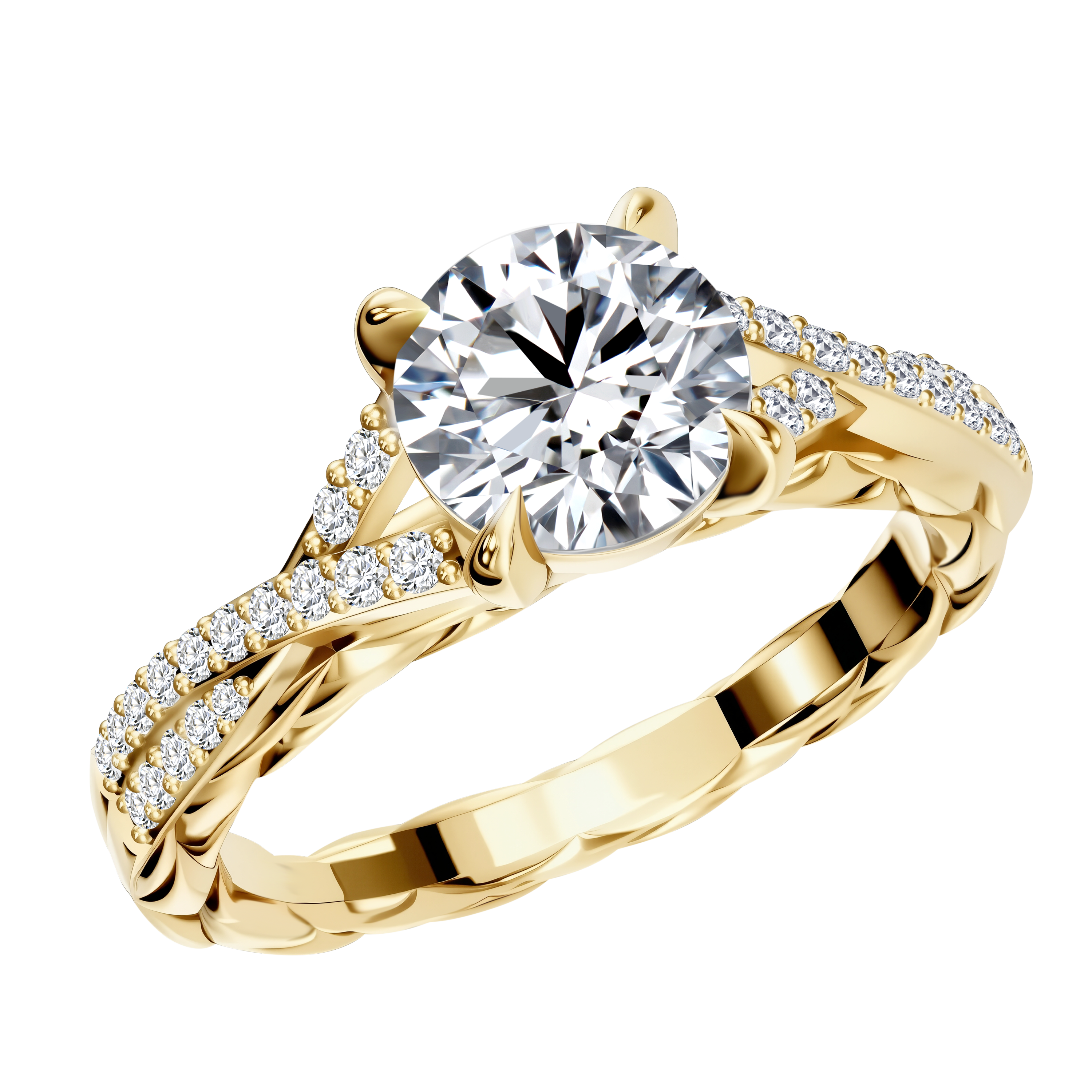 14K Gold 3.78G LGD  Mounting  Ring
