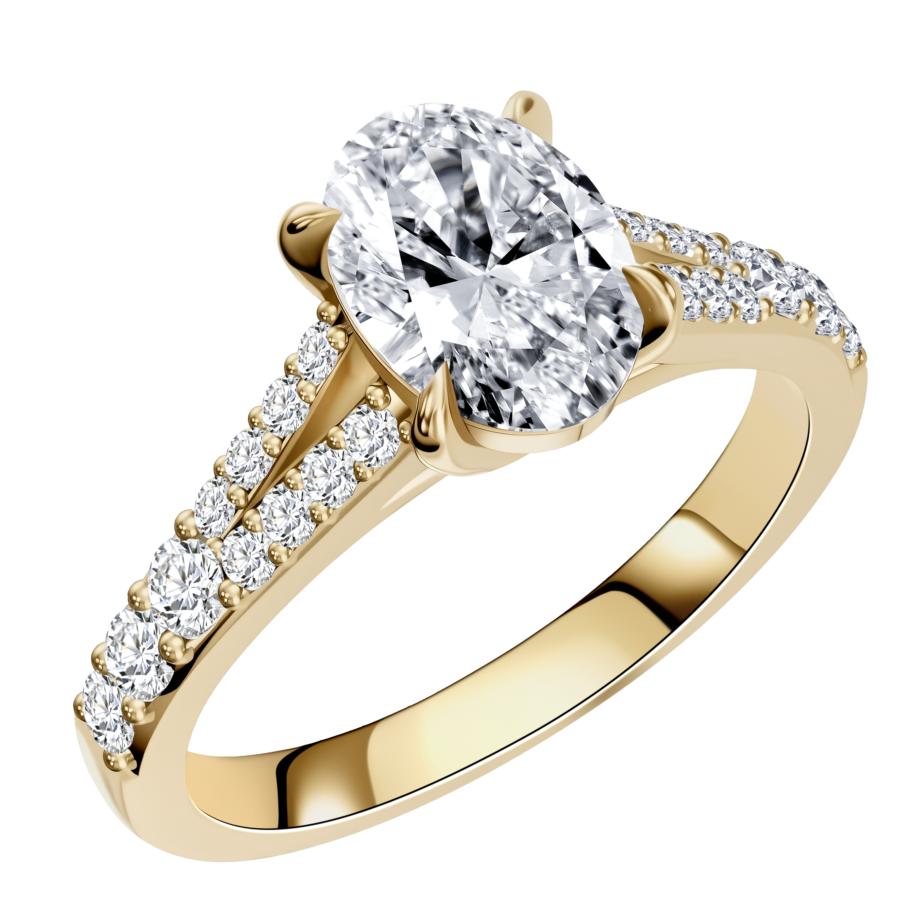 14K Gold 2.88G LGD  Mounting  Ring