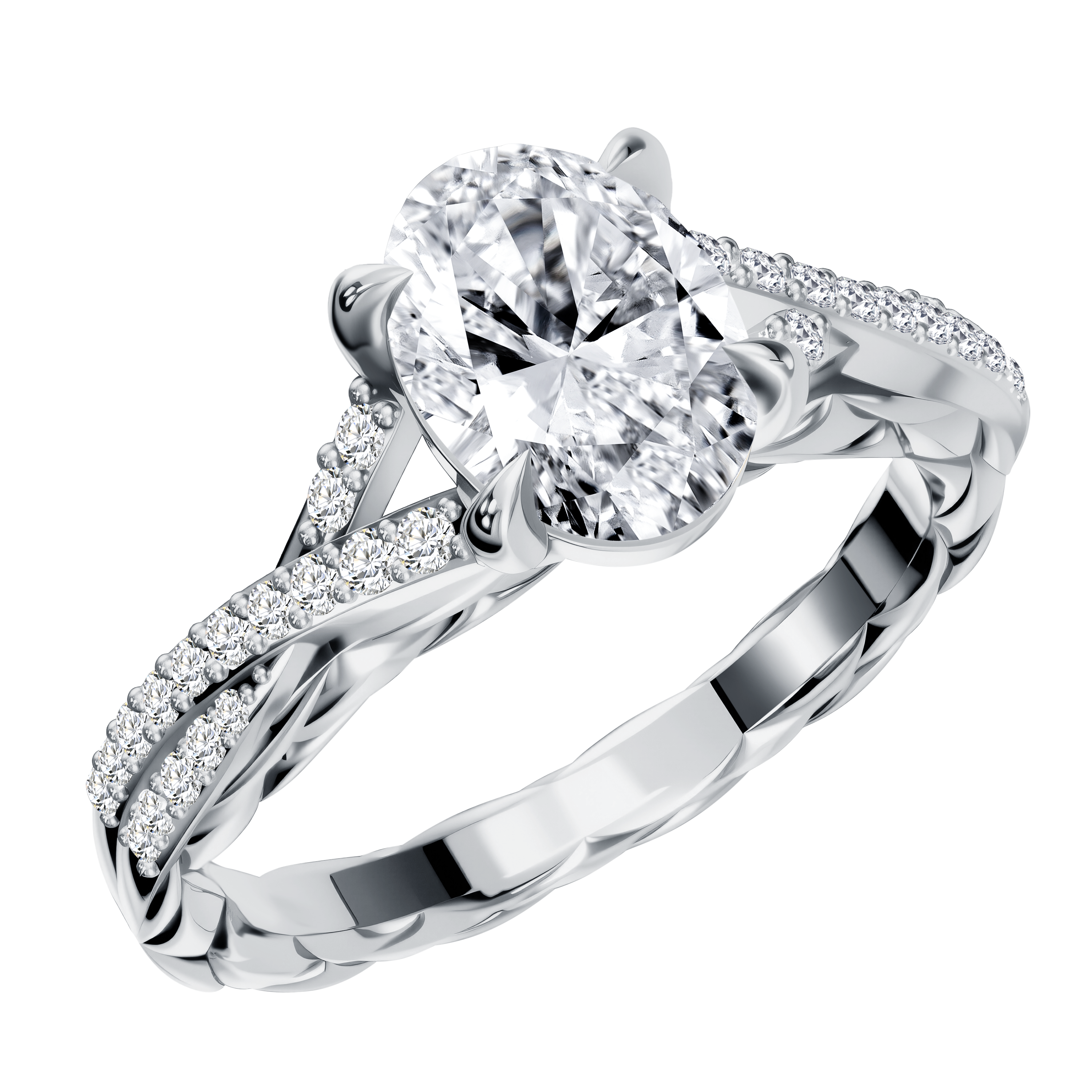 14K Gold 3.78G LGD  Mounting  Ring