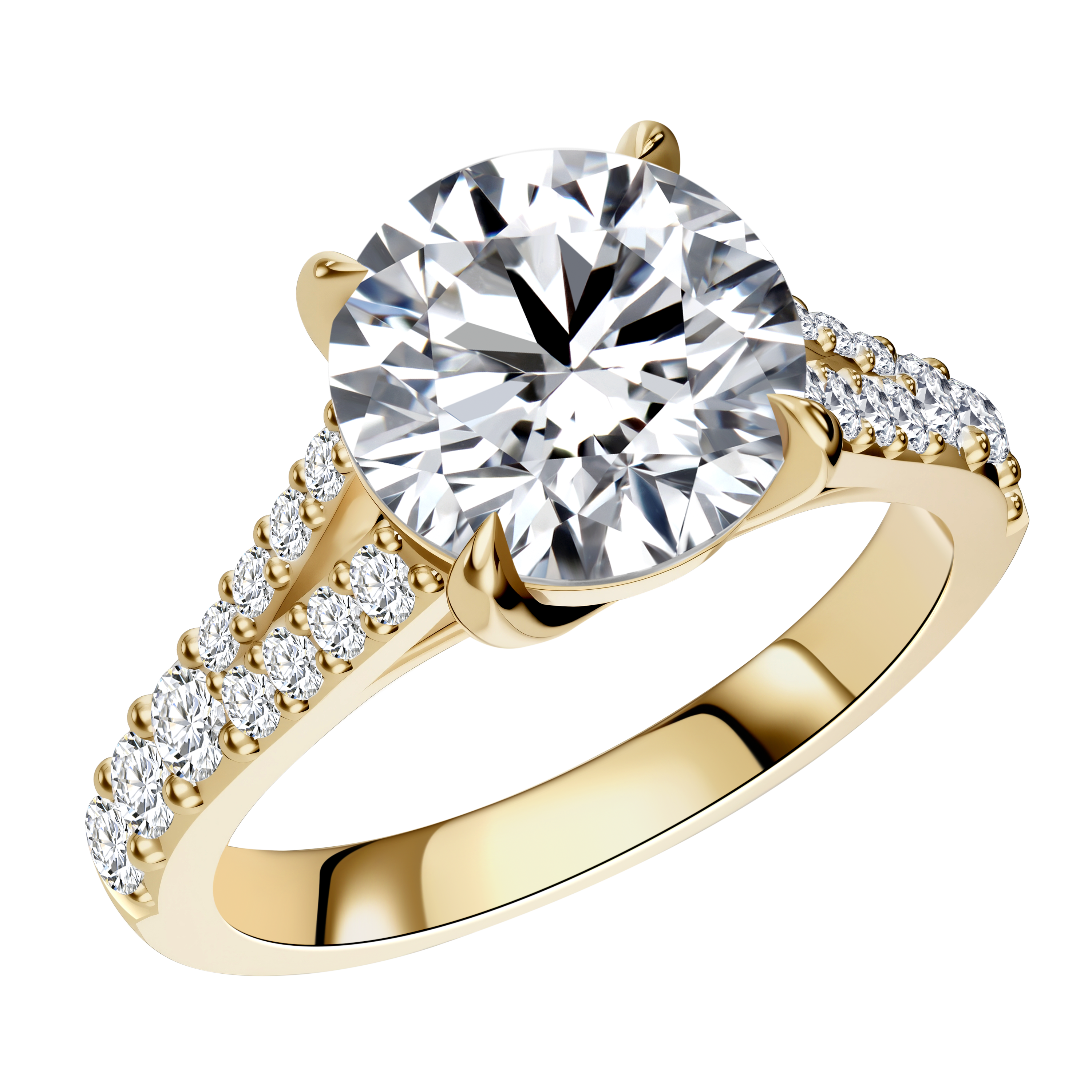 14K Gold 3.33G  LGD  Mounting  Ring