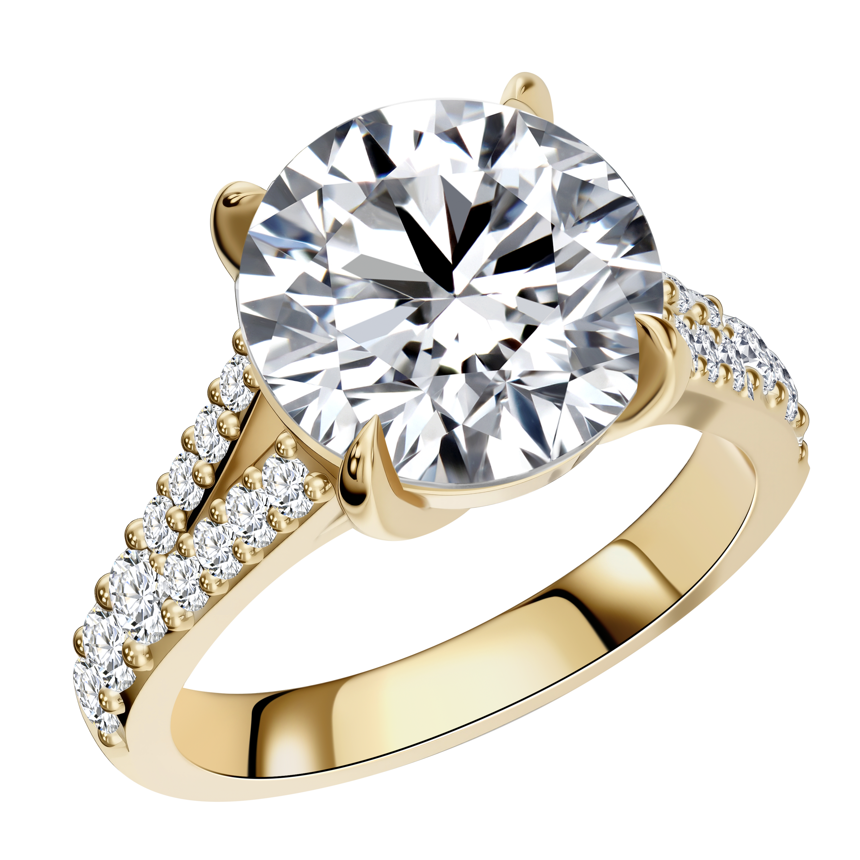 14K Gold 3.96G  LGD  Mounting  Ring