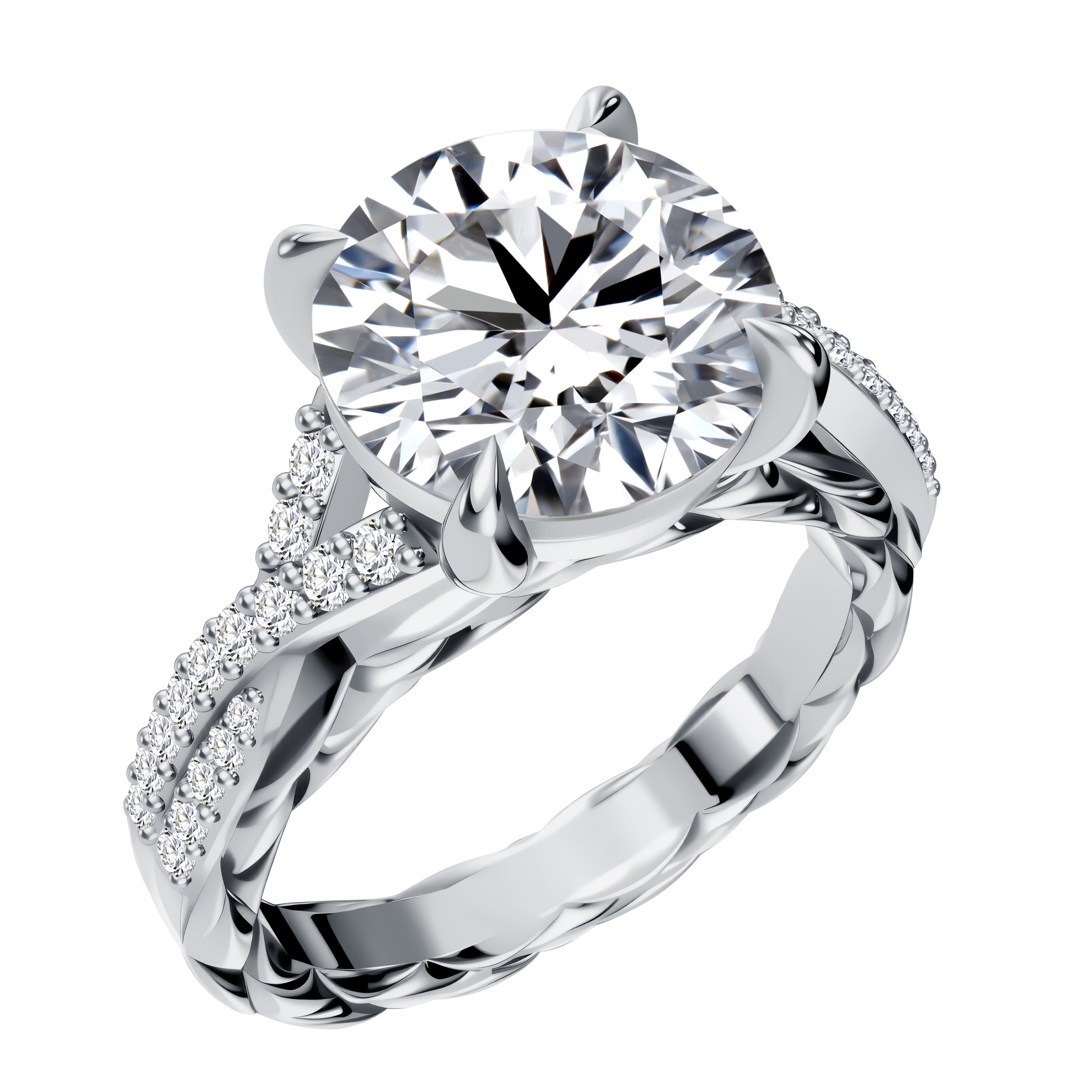 14K Gold 4.95G LGD  Mounting  Ring