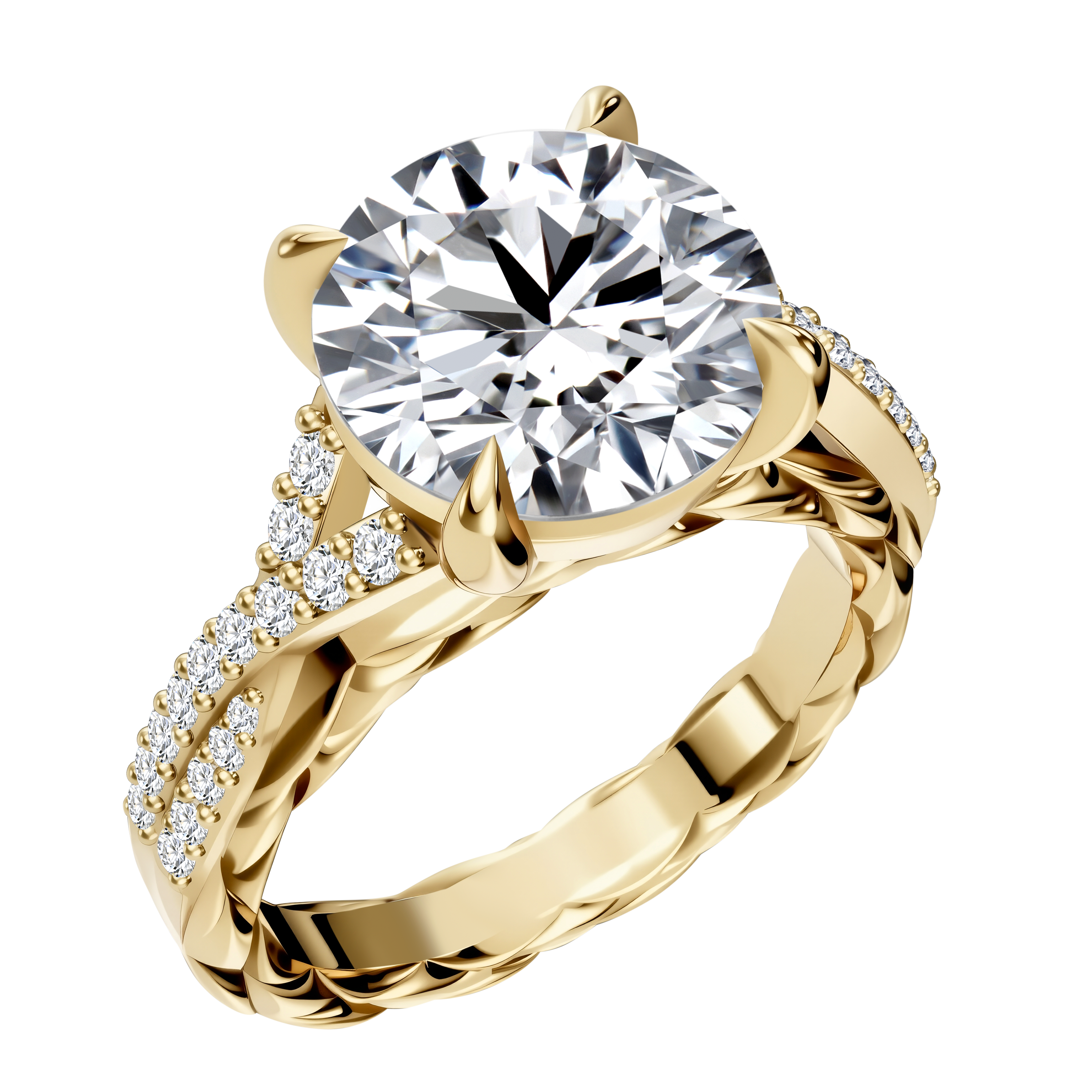 14K Gold 4.95G LGD  Mounting  Ring