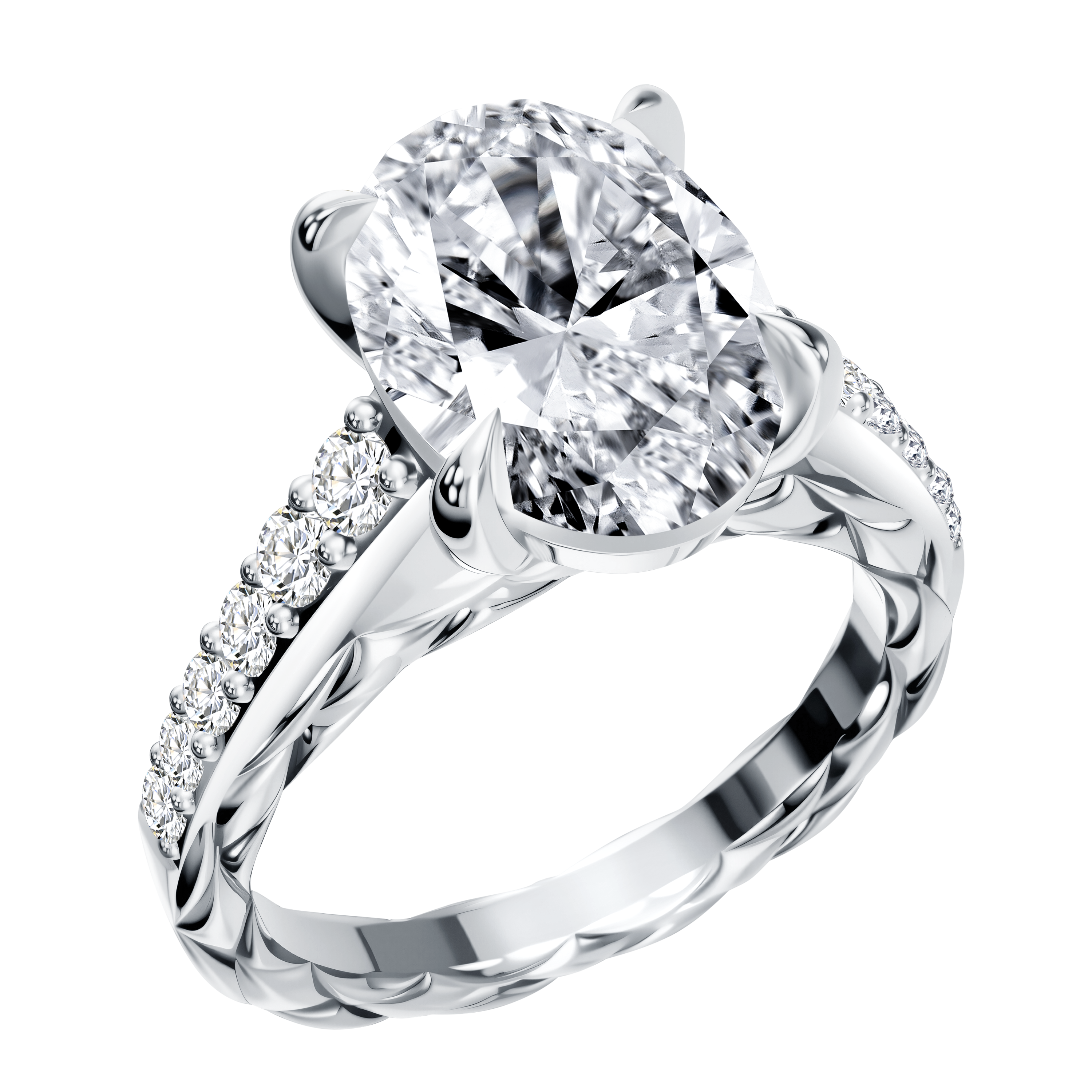 14K Gold 5.22G LGD  Mounting  Ring
