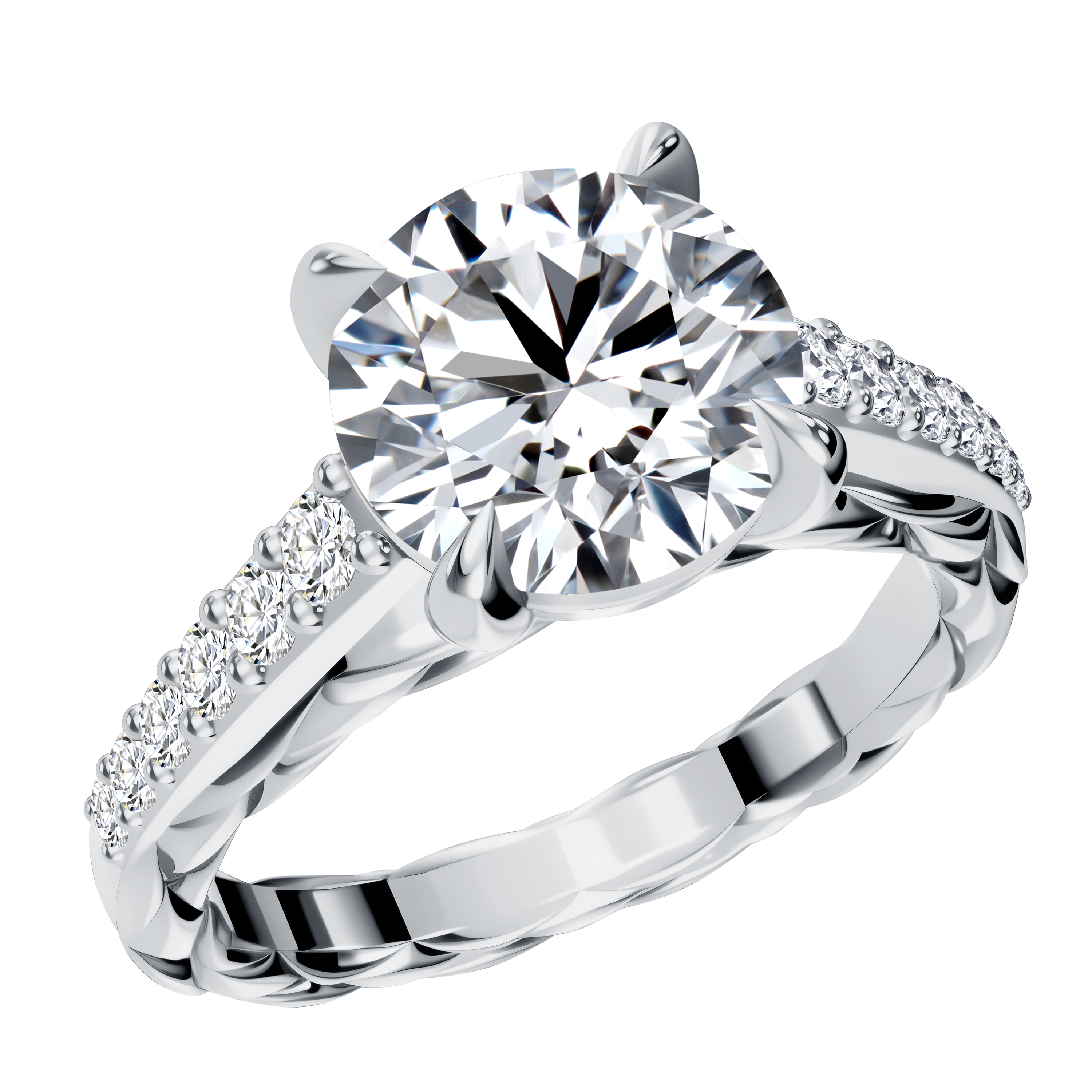 14K Gold 4.23G LGD  Mounting  Ring