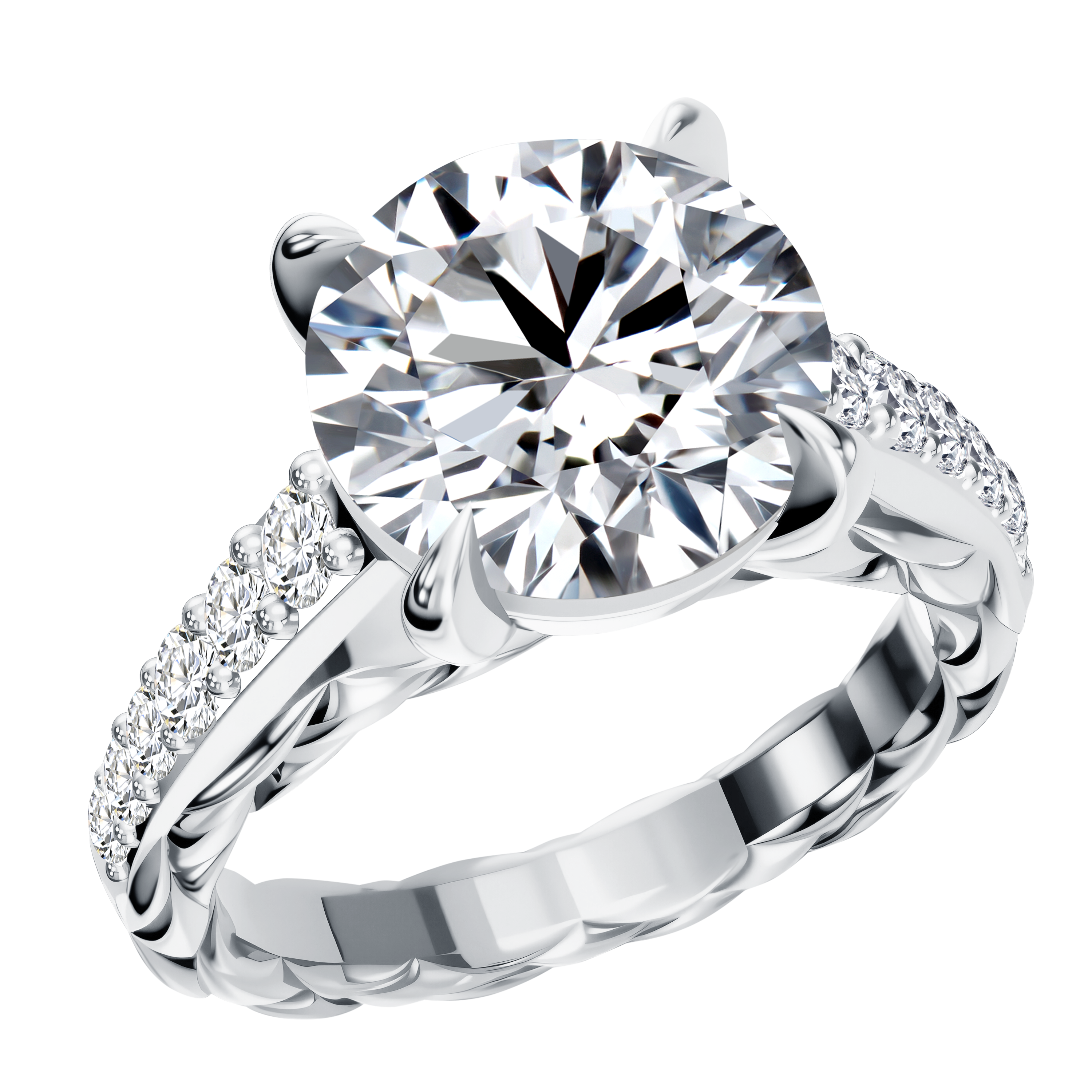 14K Gold 5.04G LGD  Mounting  Ring