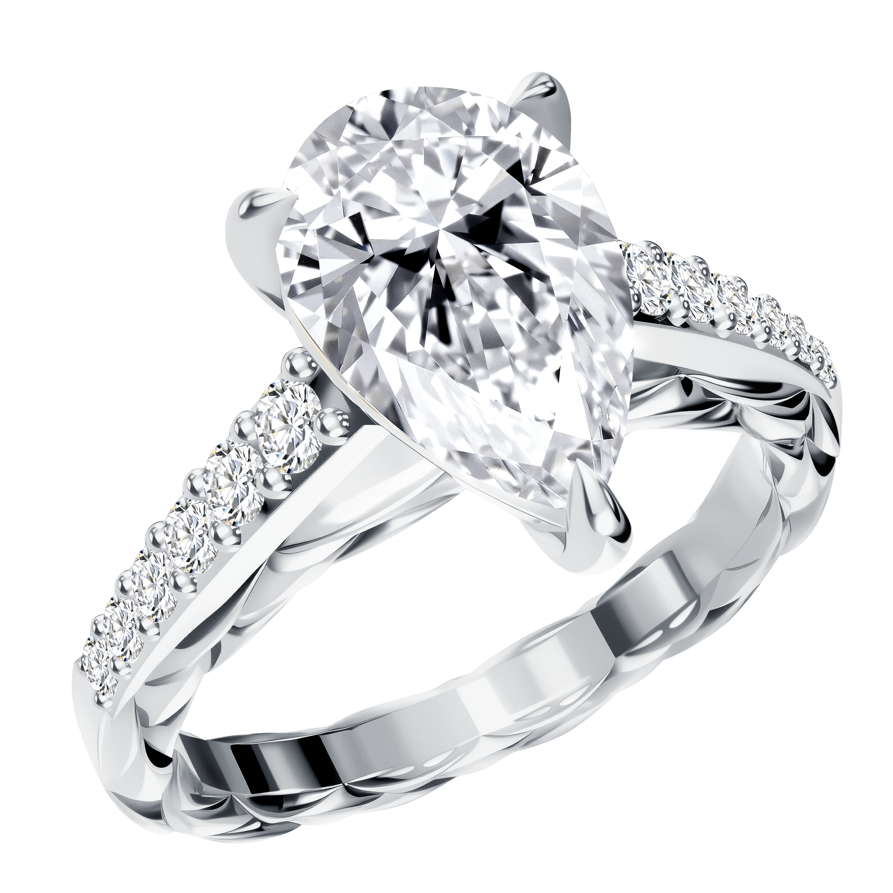 14K Gold 4.68G LGD  Mounting  Ring