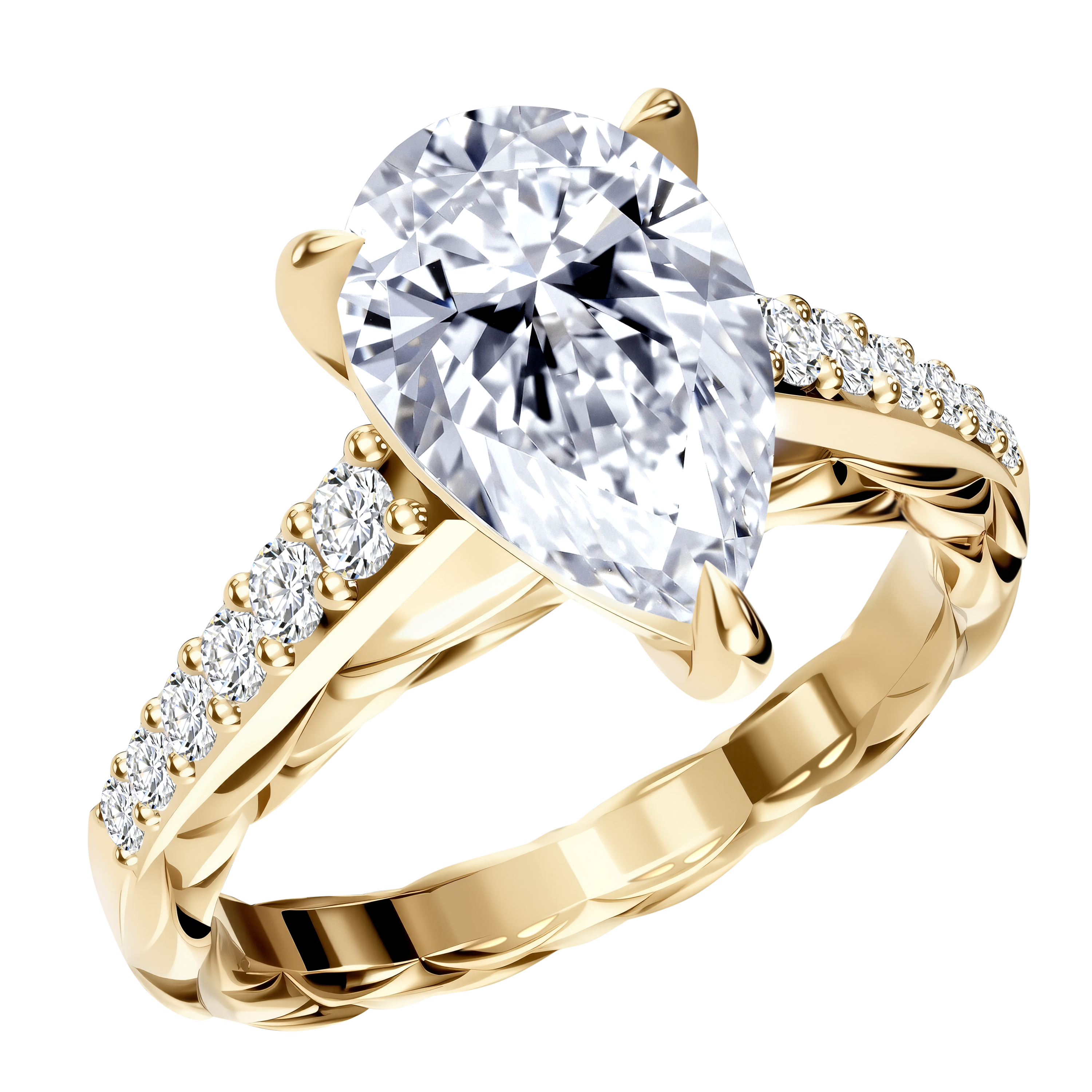 14K Gold 4.68G LGD  Mounting  Ring