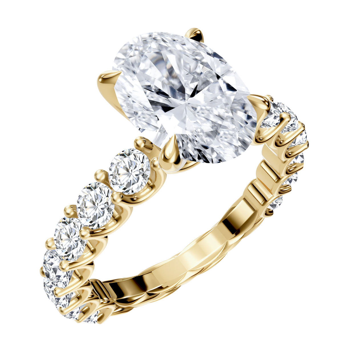 14K Gold 2.34G LGD  Mounting  Ring