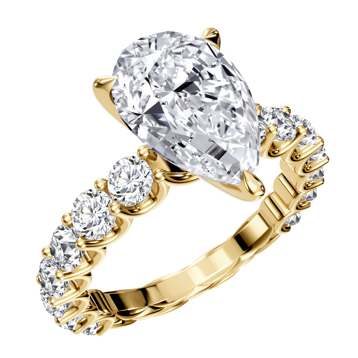 14K Gold 2.34G LGD  Mounting  Ring