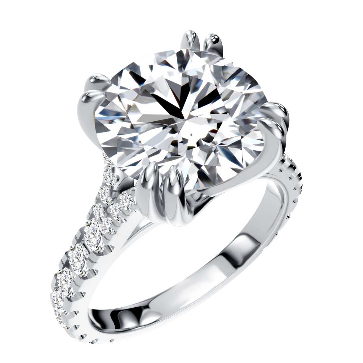 14K Gold 3.06G LGD  Mounting  Ring
