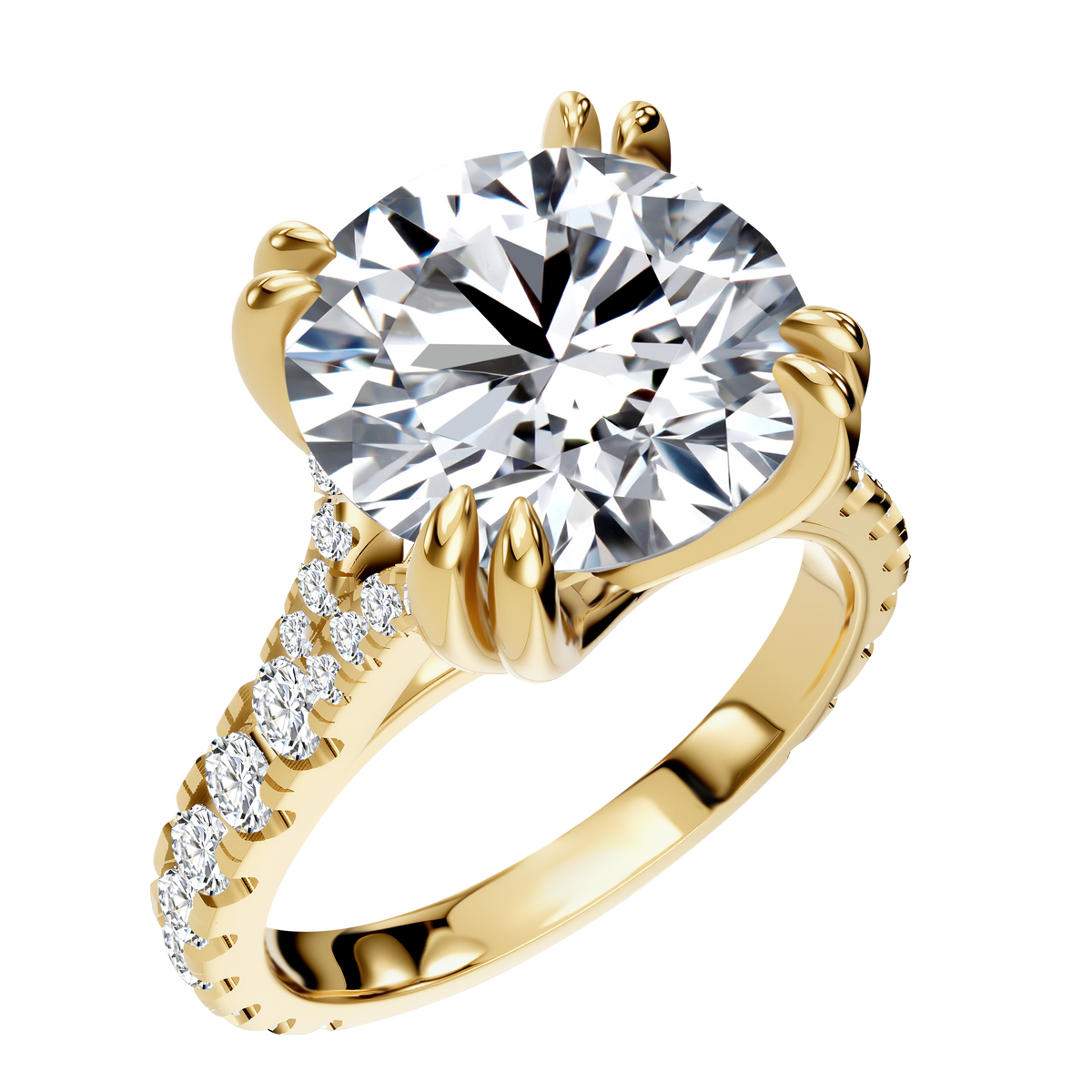 14K Gold 3.06G LGD  Mounting  Ring