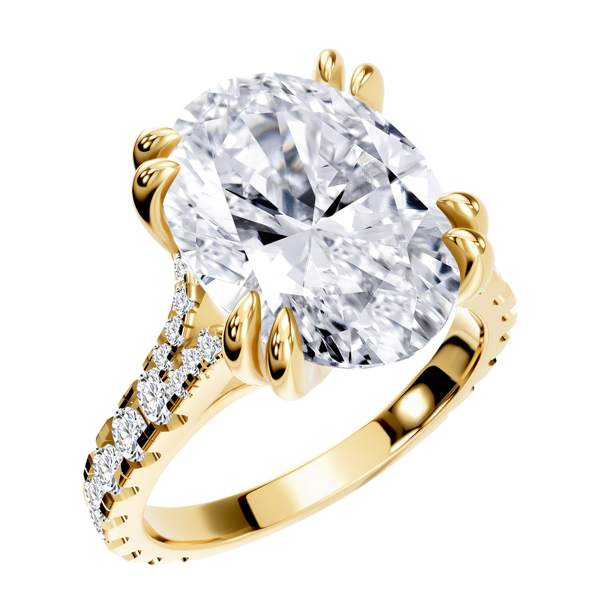 14K Gold 3.06G LGD  Mounting  Ring