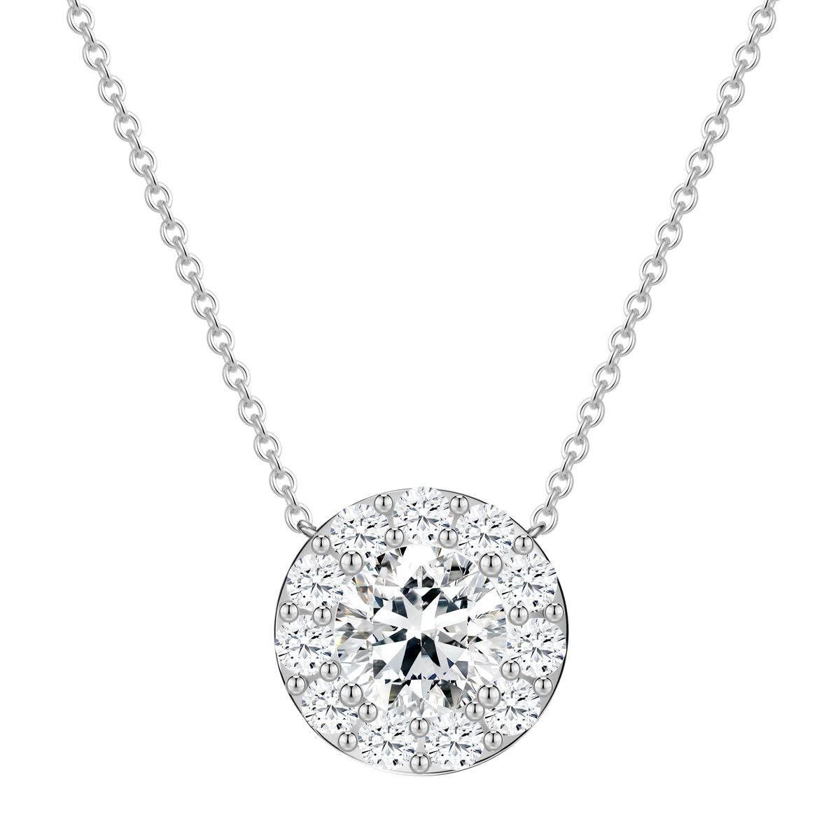 14K Gold 4.50G with Lab Diamond Mounting Necklace