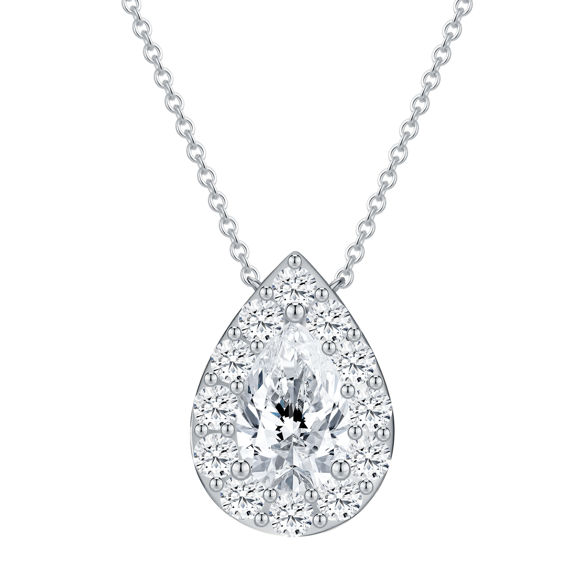 14K Gold 4.50G with Lab Diamond Mounting Necklace