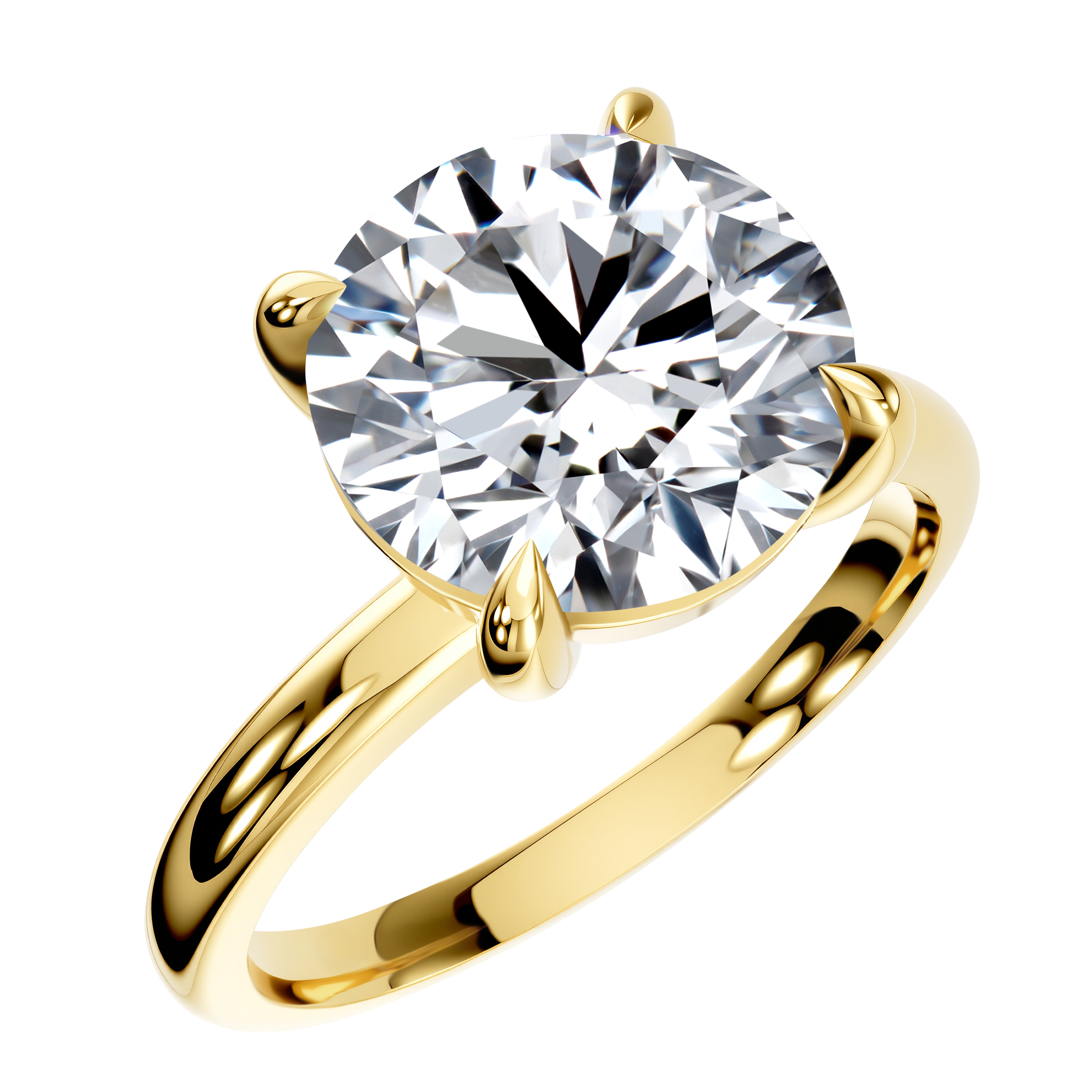 14K Gold 2.43G LGD  Mounting  Ring