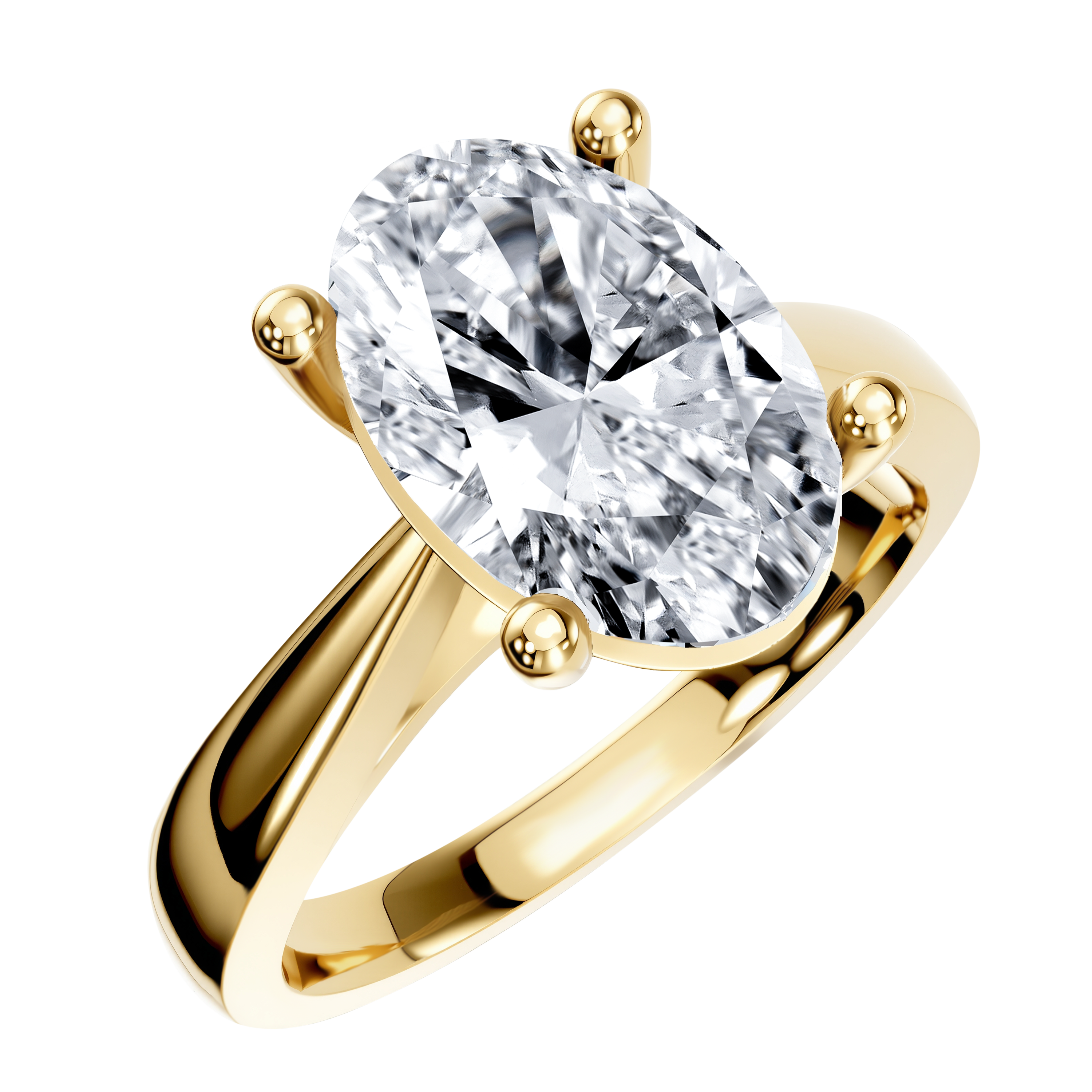 14K Gold 3.06G LGD  Mounting  Ring
