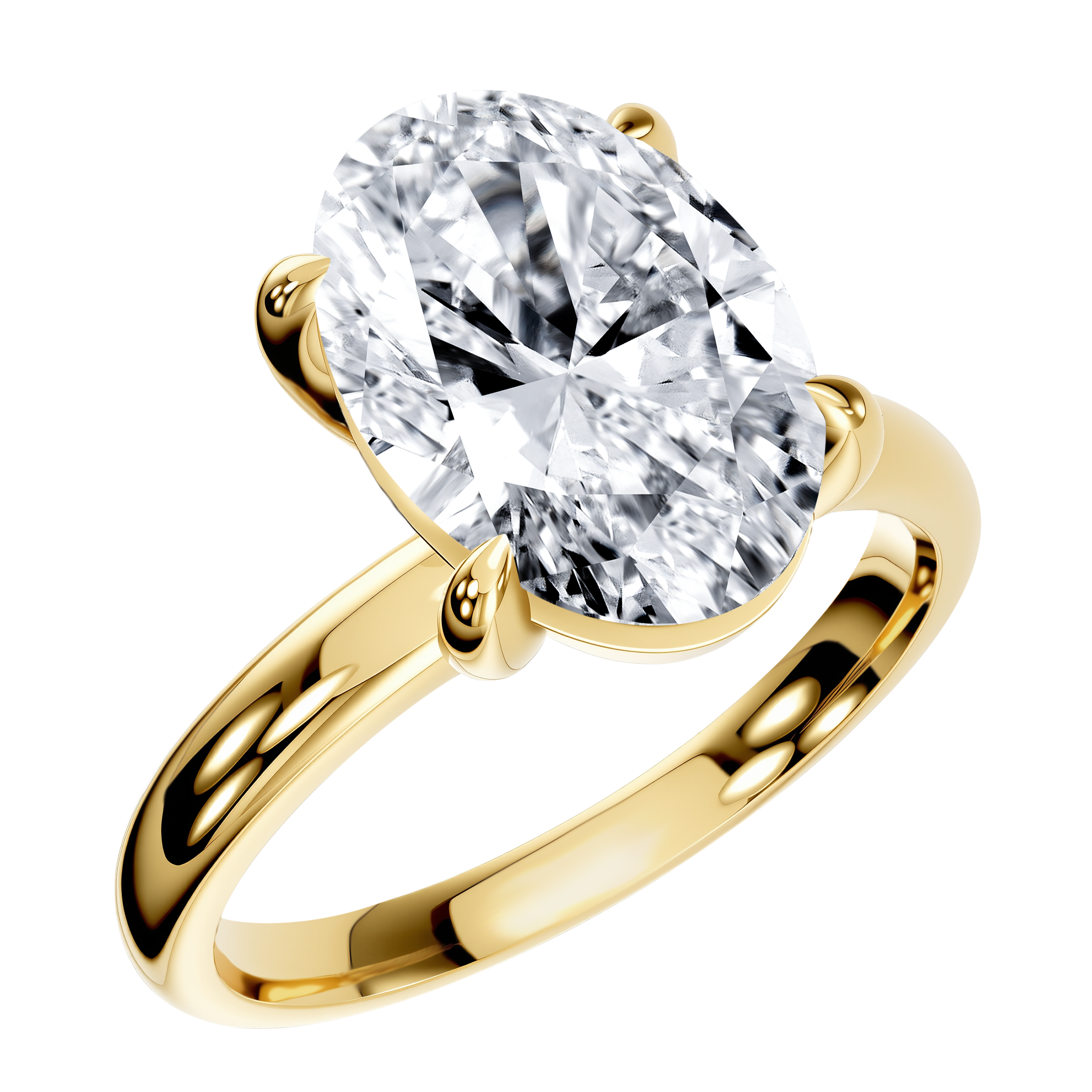 14K Gold 2.61G  LGD  Mounting  Ring