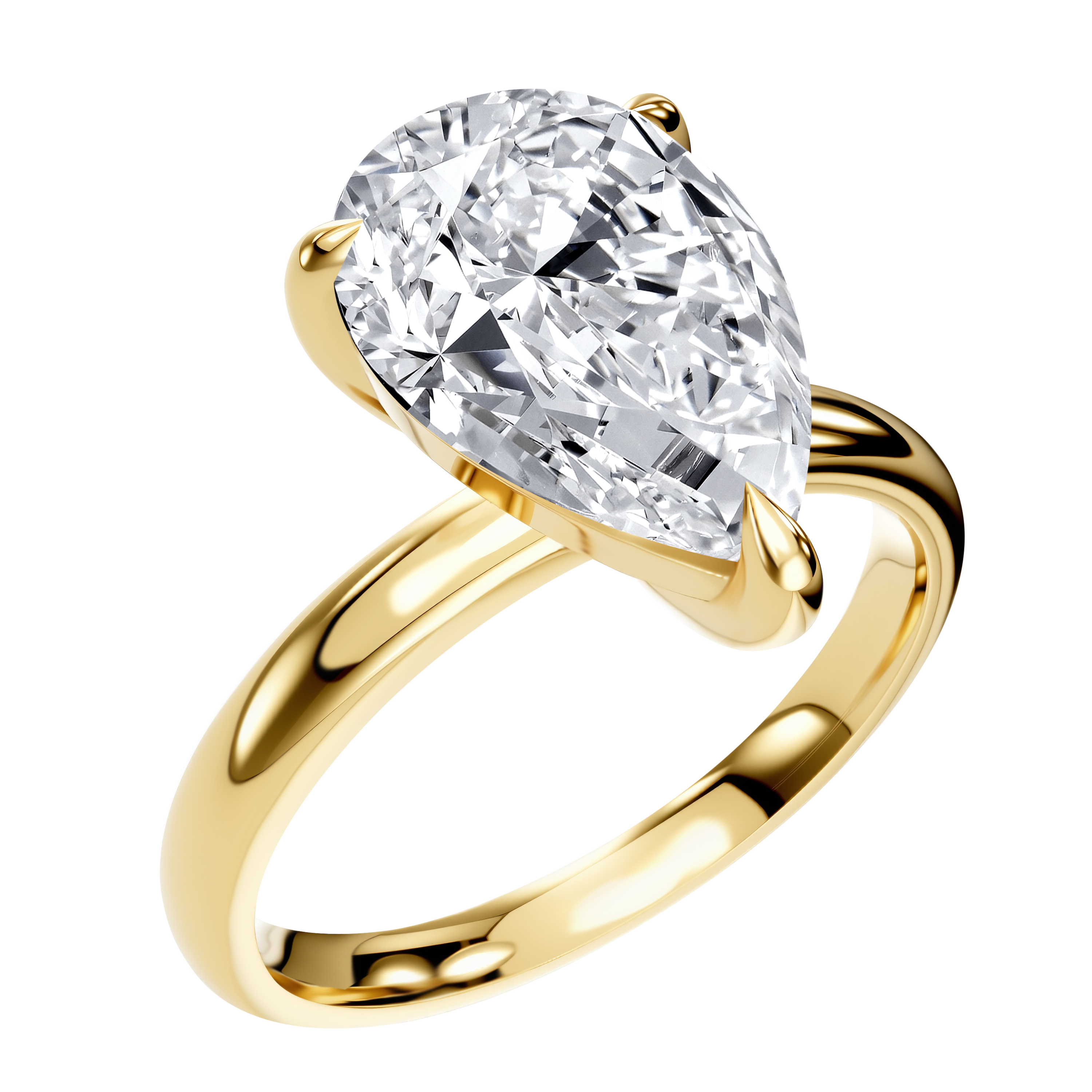 14K Gold 2.43G LGD  Mounting  Ring