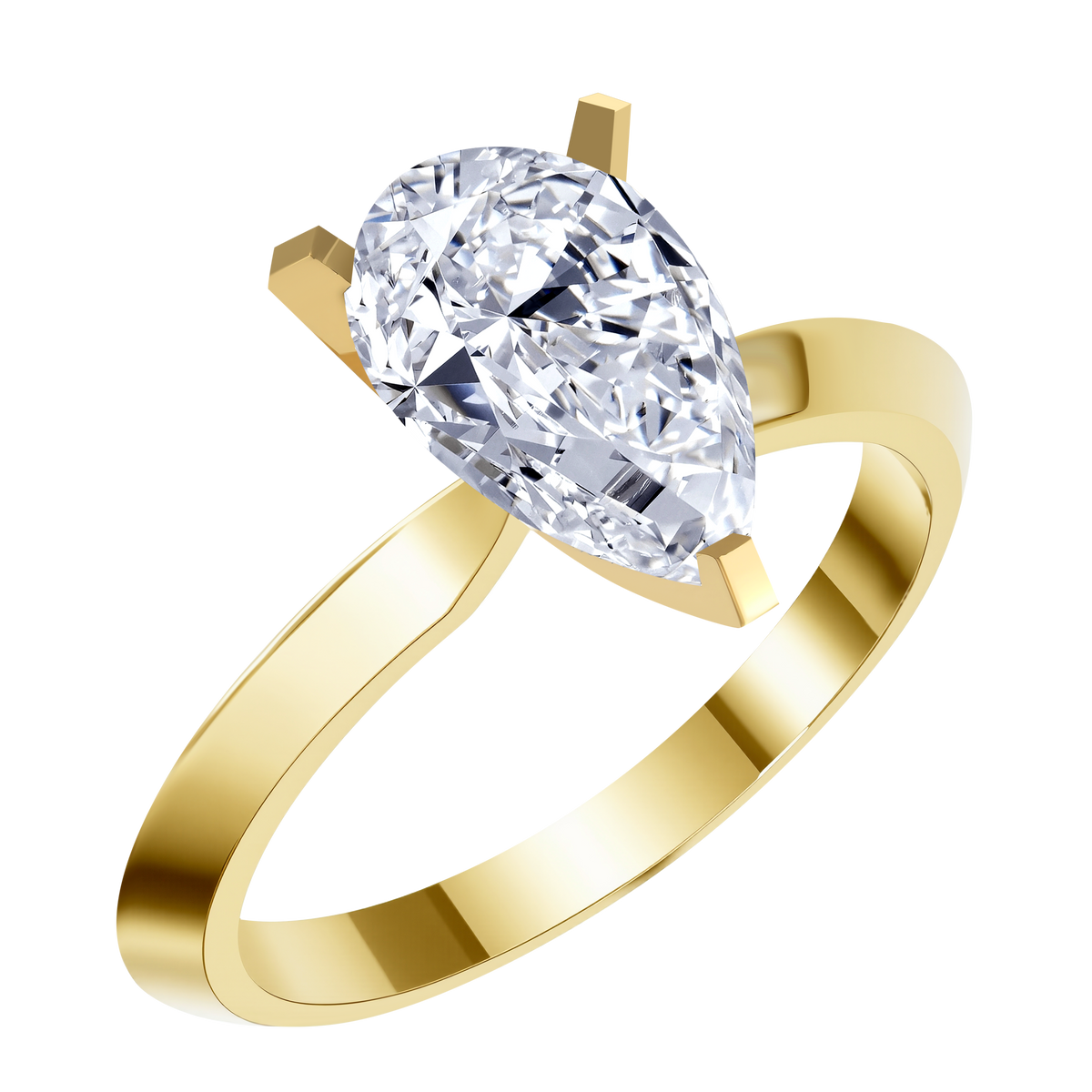 14K Gold 2.07G LGD  Mounting  Ring