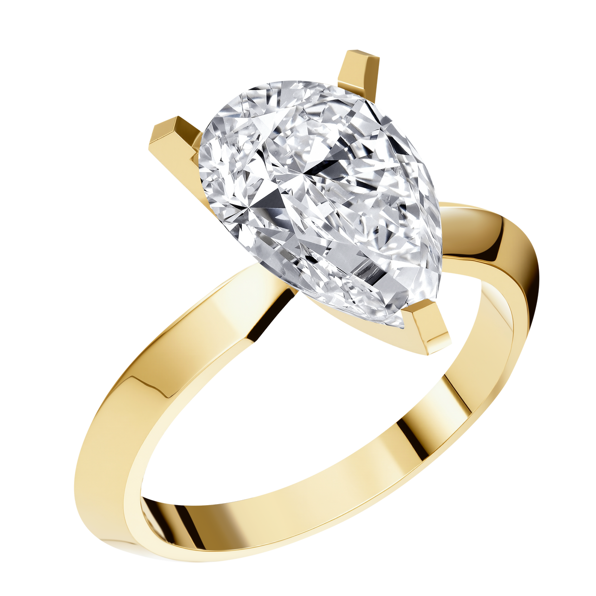 14K Gold 2.61G LGD  Mounting  Ring