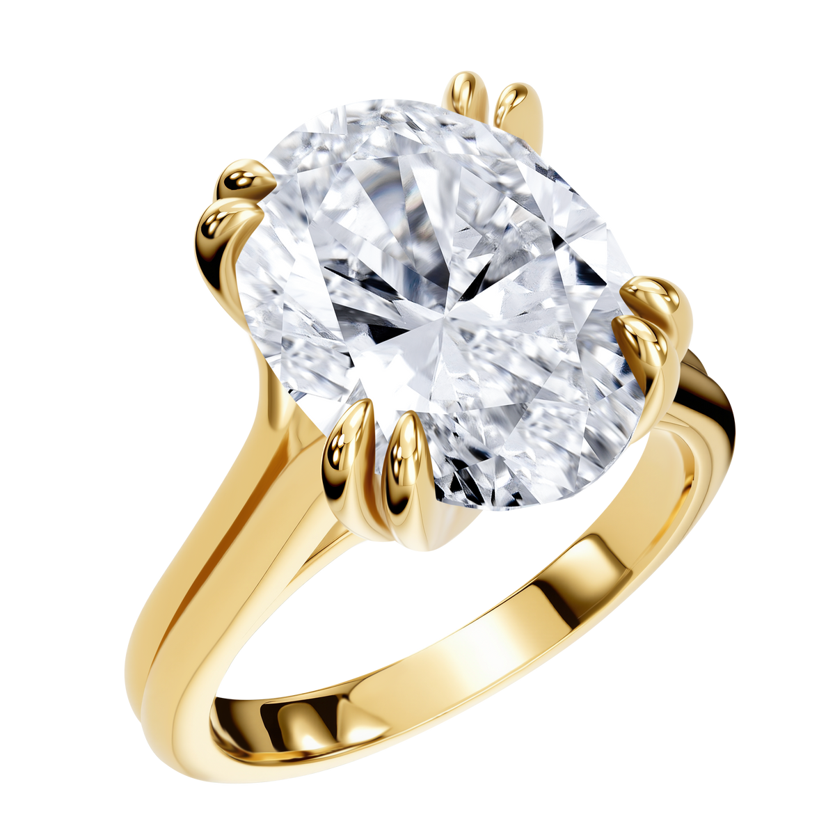14K Gold 3.78G LGD  Mounting  Ring