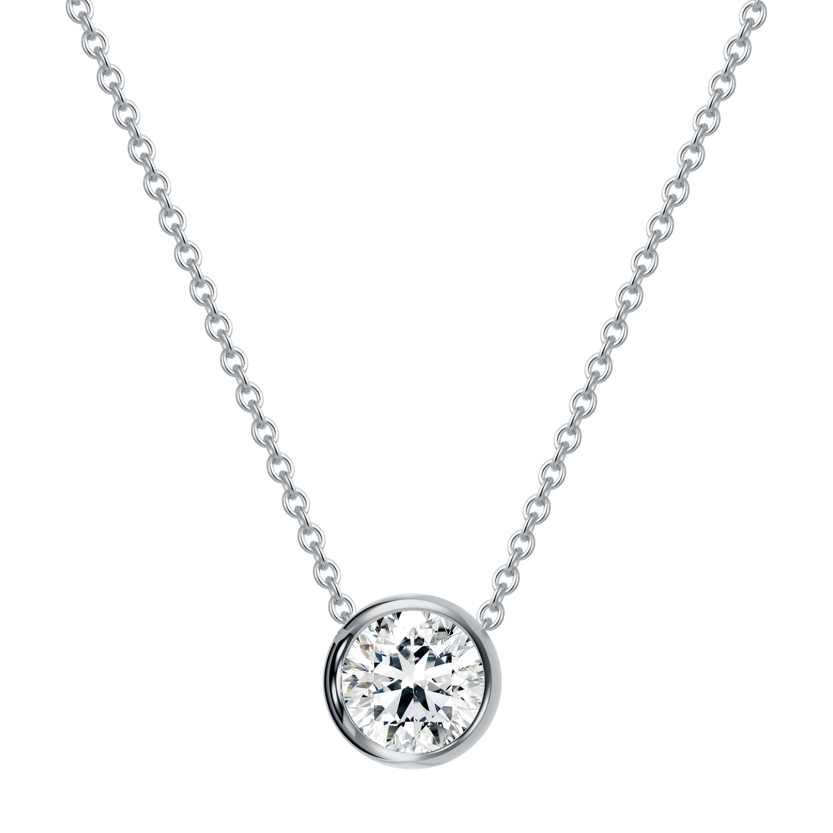 14K Gold 3.33G with Lab Diamond Mounting Necklace