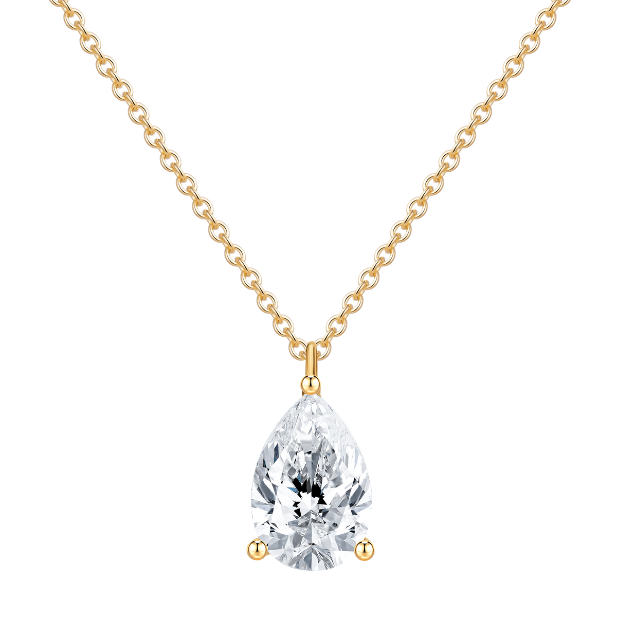 14K Gold 3.24G with Lab Diamond Mounting Necklace
