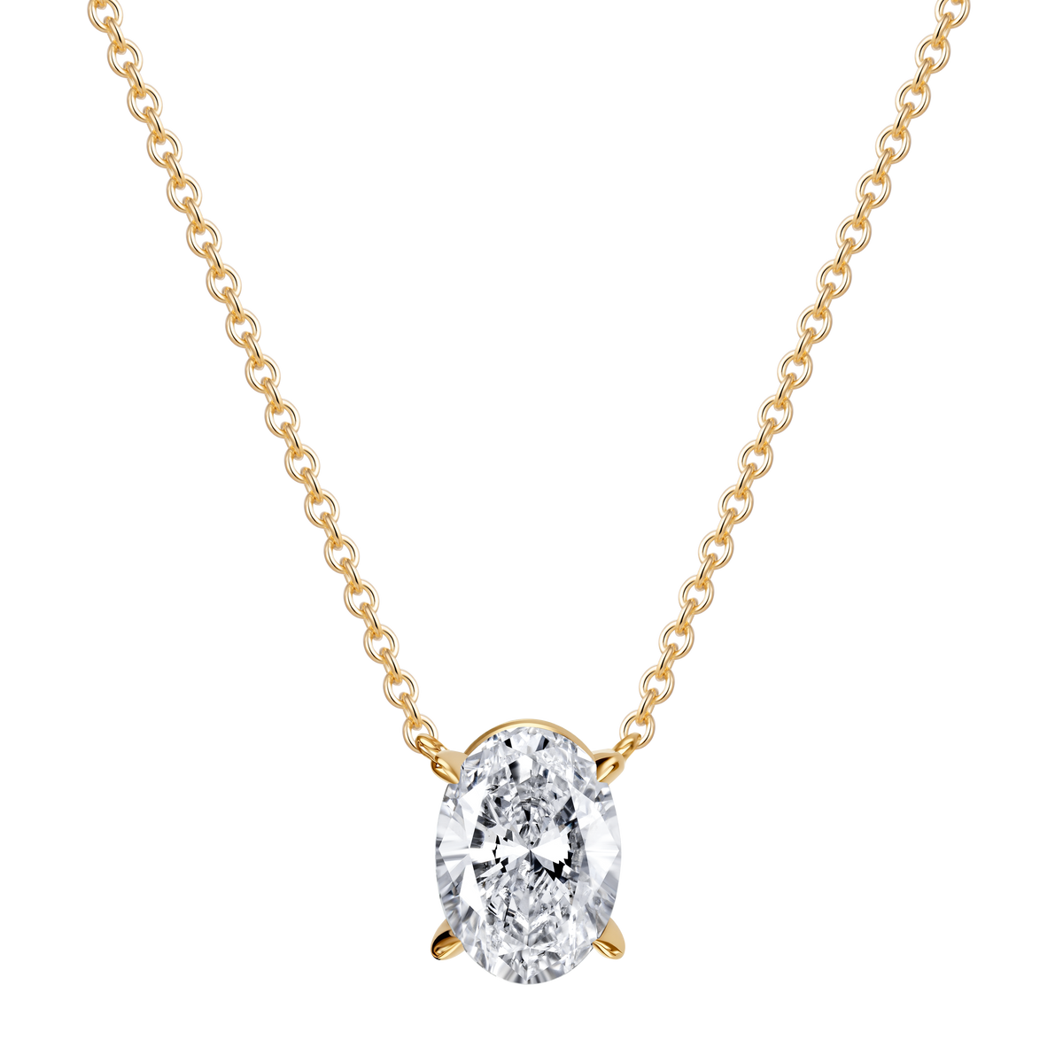 14K Gold 3.24G with Lab Diamond Mounting Necklace
