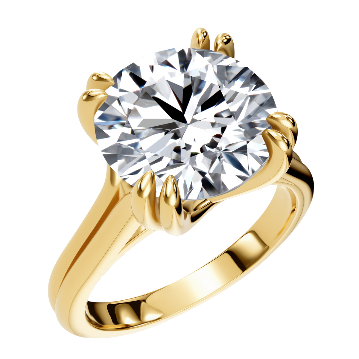 14K Gold 3.78G LGD  Mounting  Ring